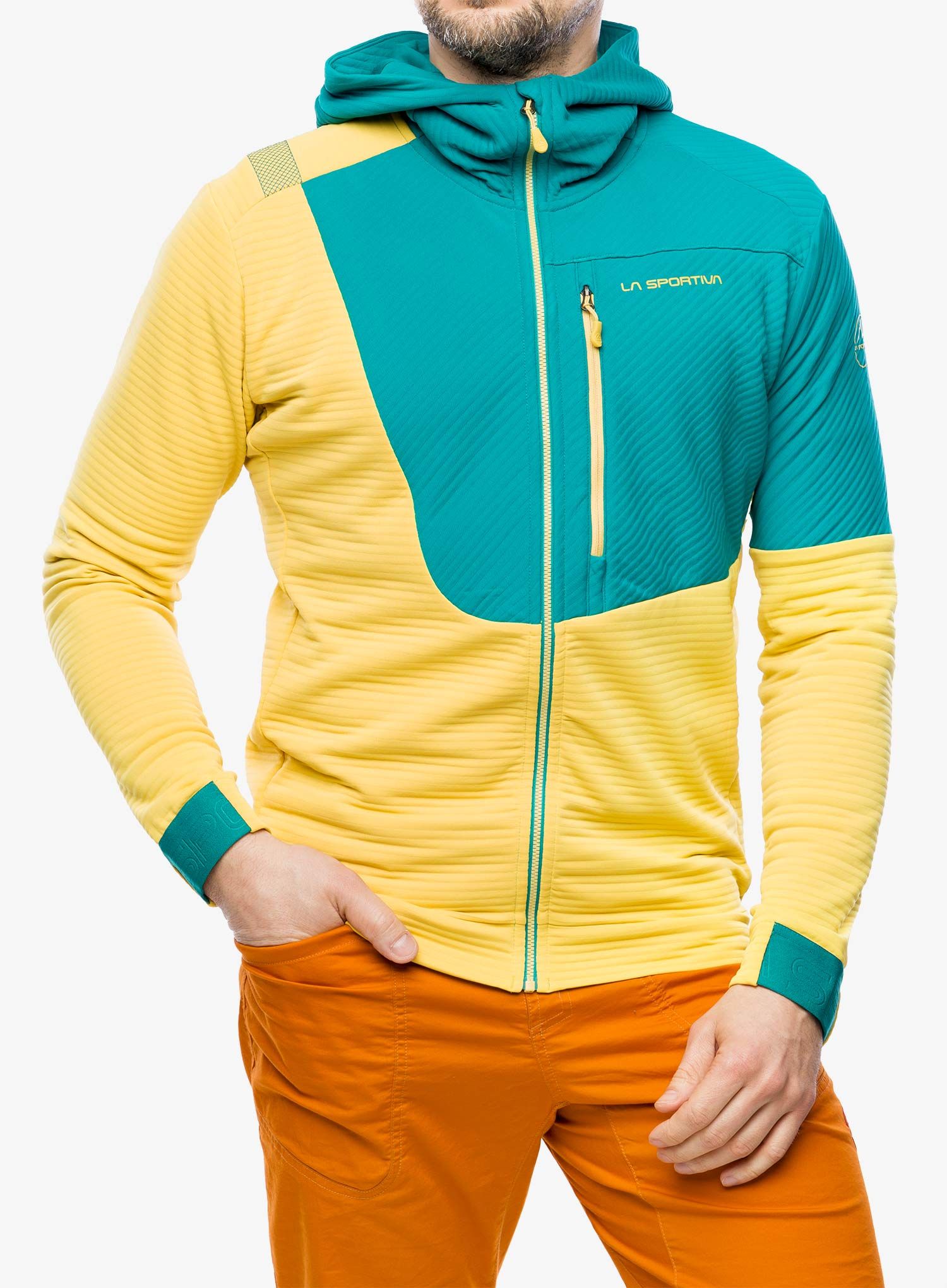 Mikina na lezení La Sportiva Mood Hoody - bamboo/everglade