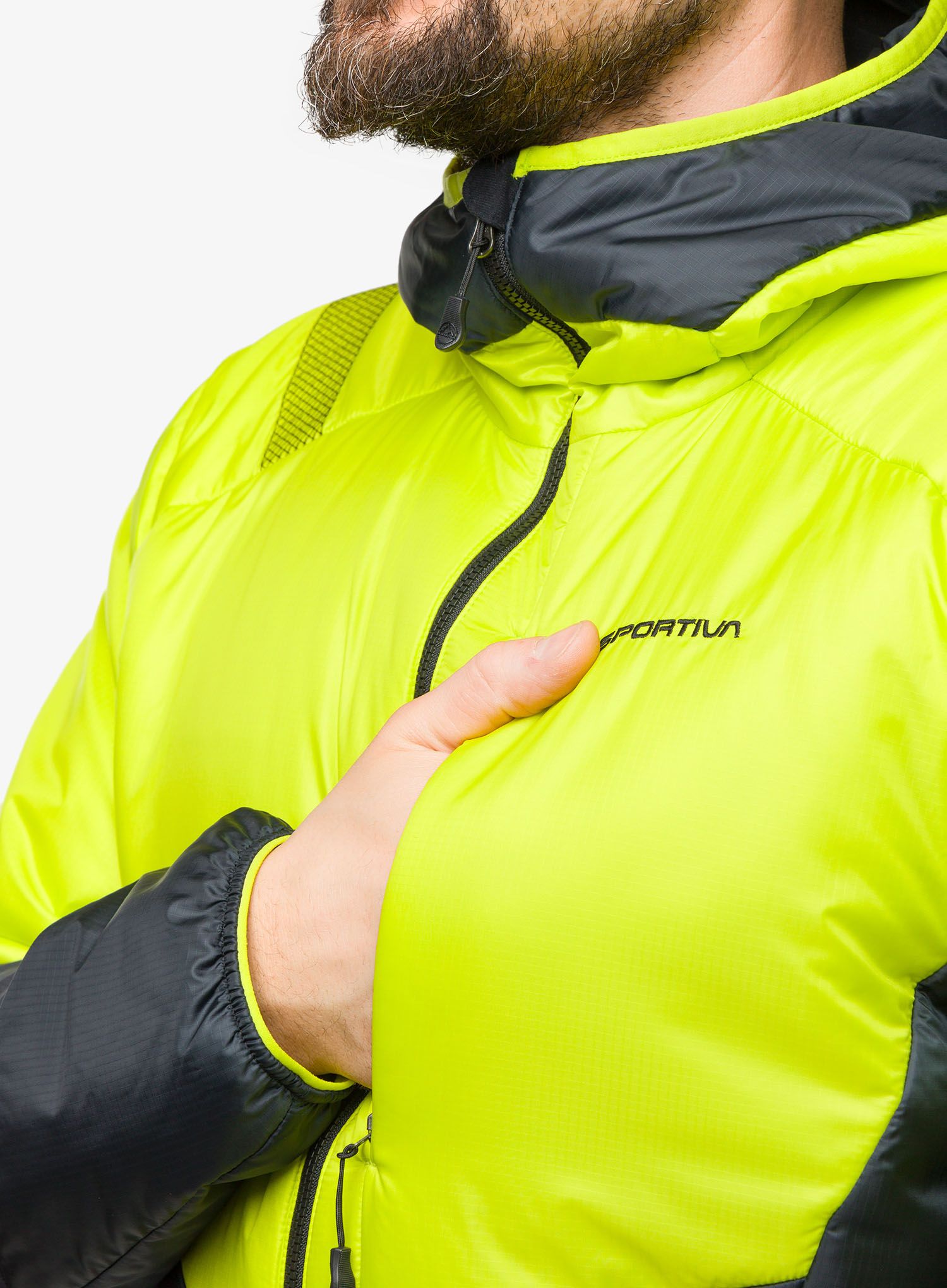 Zateplená bunda La Sportiva Mythic Primaloft Jkt - lime punch/black