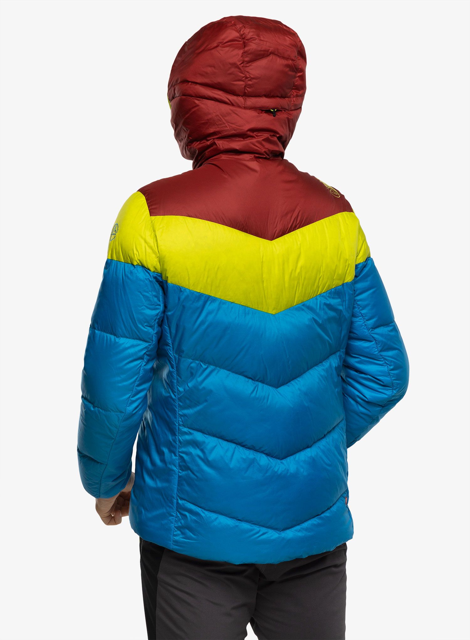 Péřová bunda La Sportiva Nature Down Jkt - electric blue/lime punch