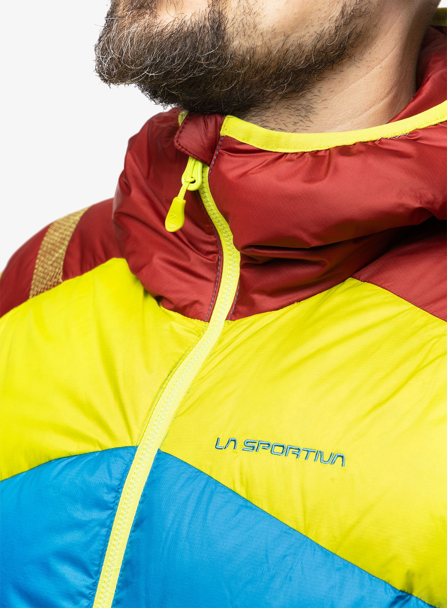 Péřová bunda La Sportiva Nature Down Jkt - electric blue/lime punch