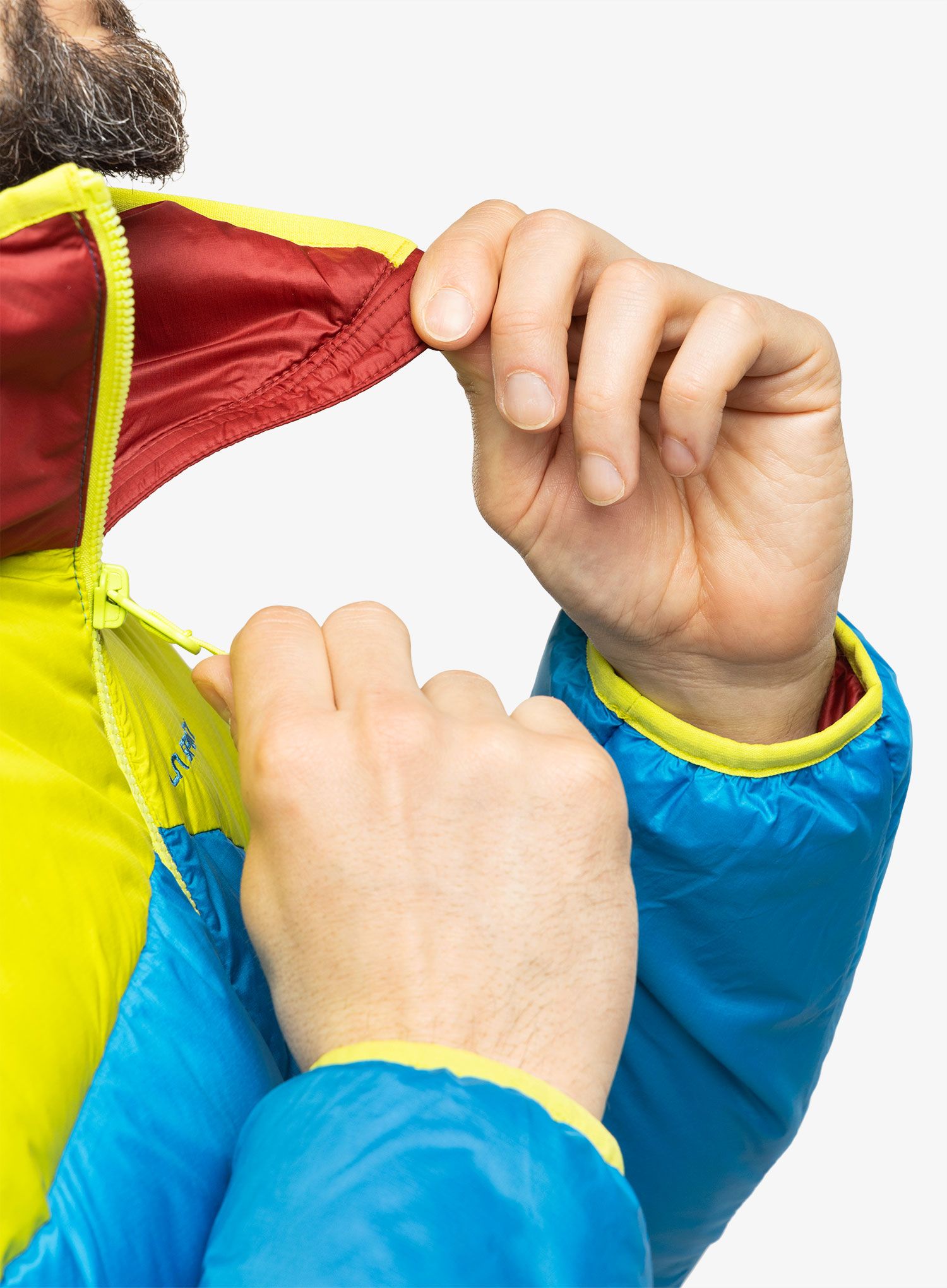 Péřová bunda La Sportiva Nature Down Jkt - electric blue/lime punch