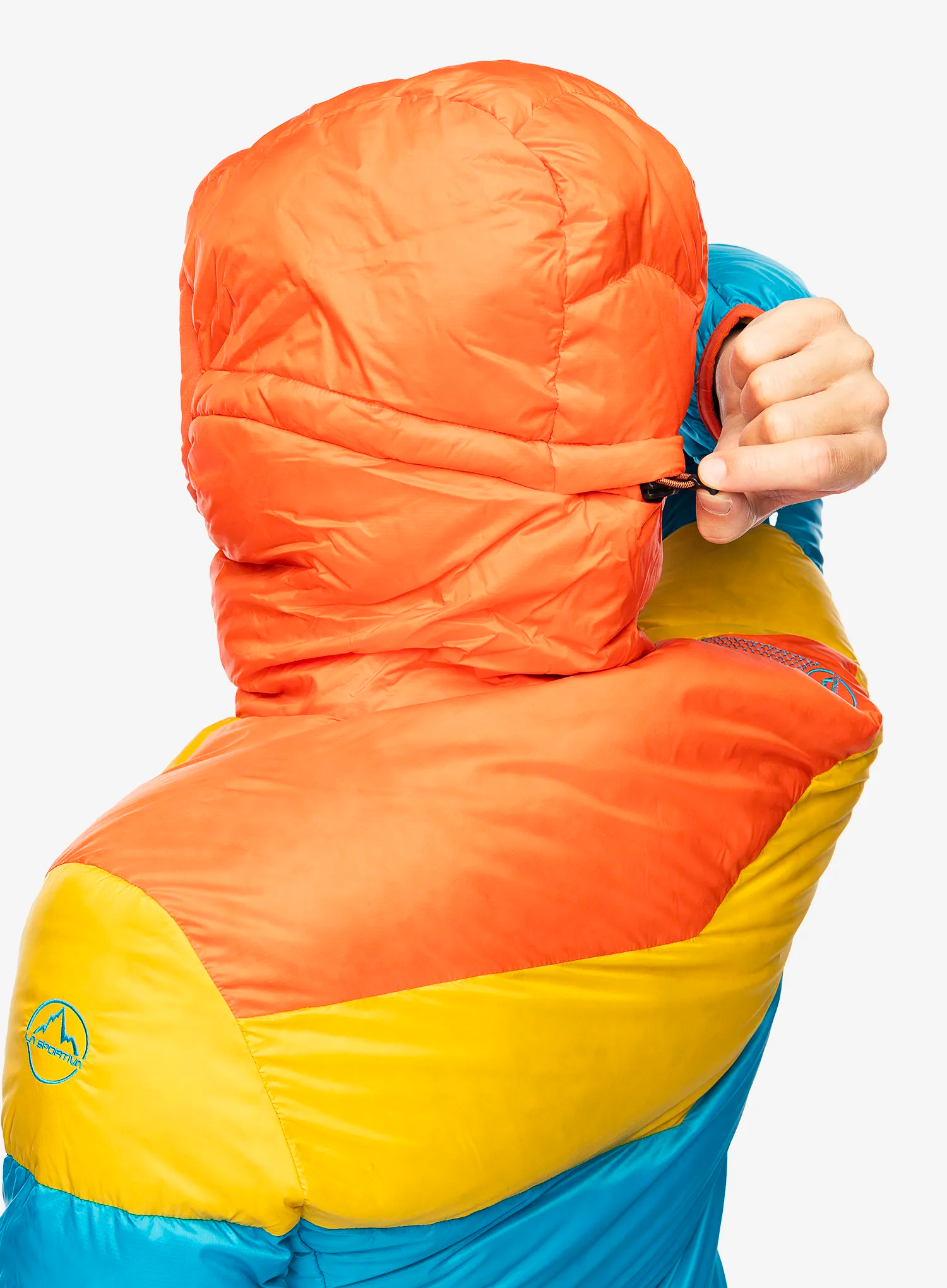 Péřová bunda La Sportiva Nature Down Jkt - tropic blue/bamboo