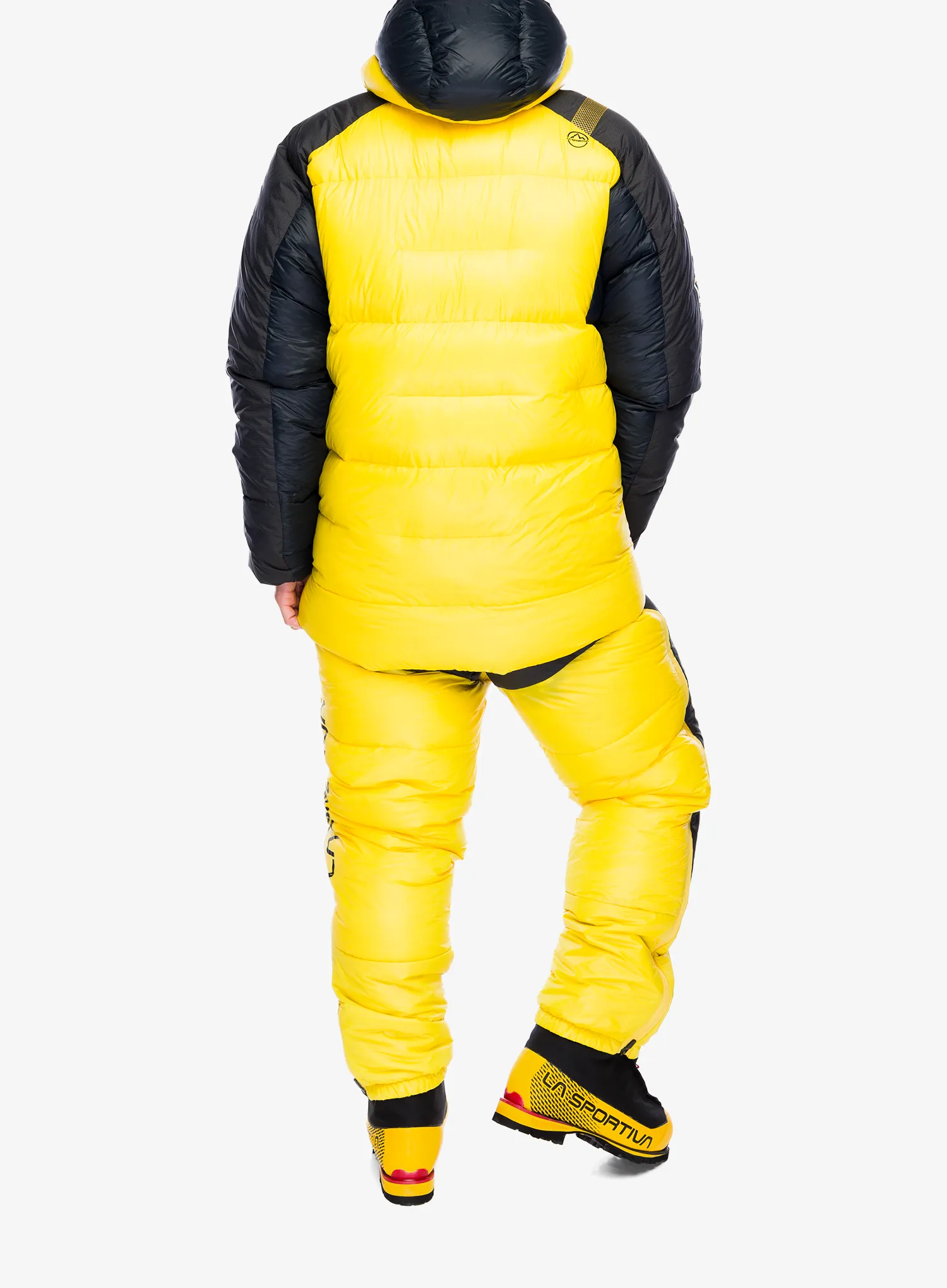 Péřová bunda La Sportiva Olympus Tech Down Parka - black/yellow