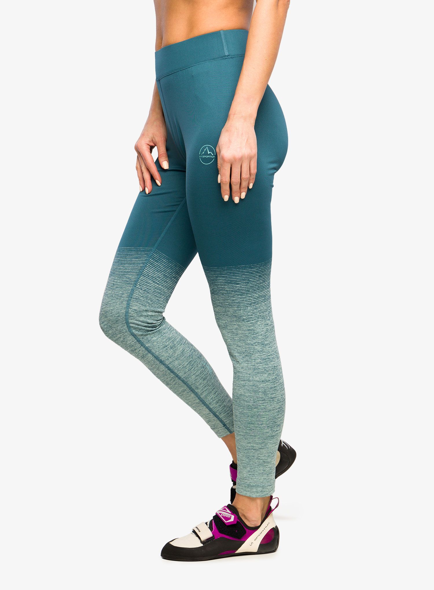 Lezecké legíny La Sportiva Patcha Leggins - storm blue/iceberg