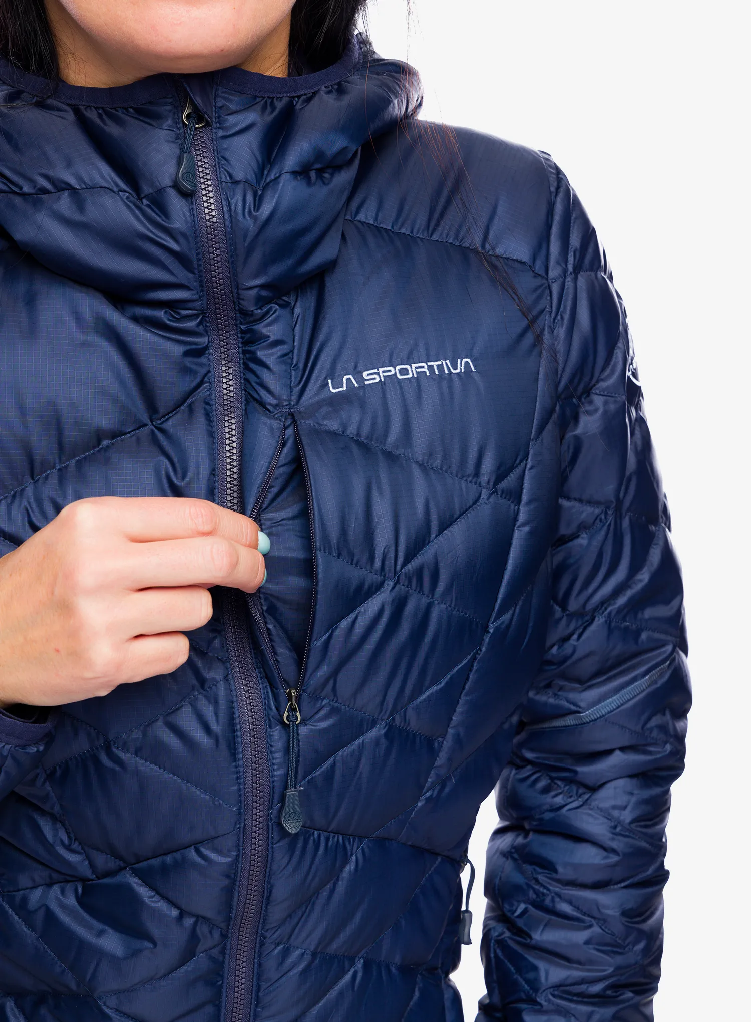 Dámská péřová bunda La Sportiva Pinnacle Down Jkt - deep sea/stone blue