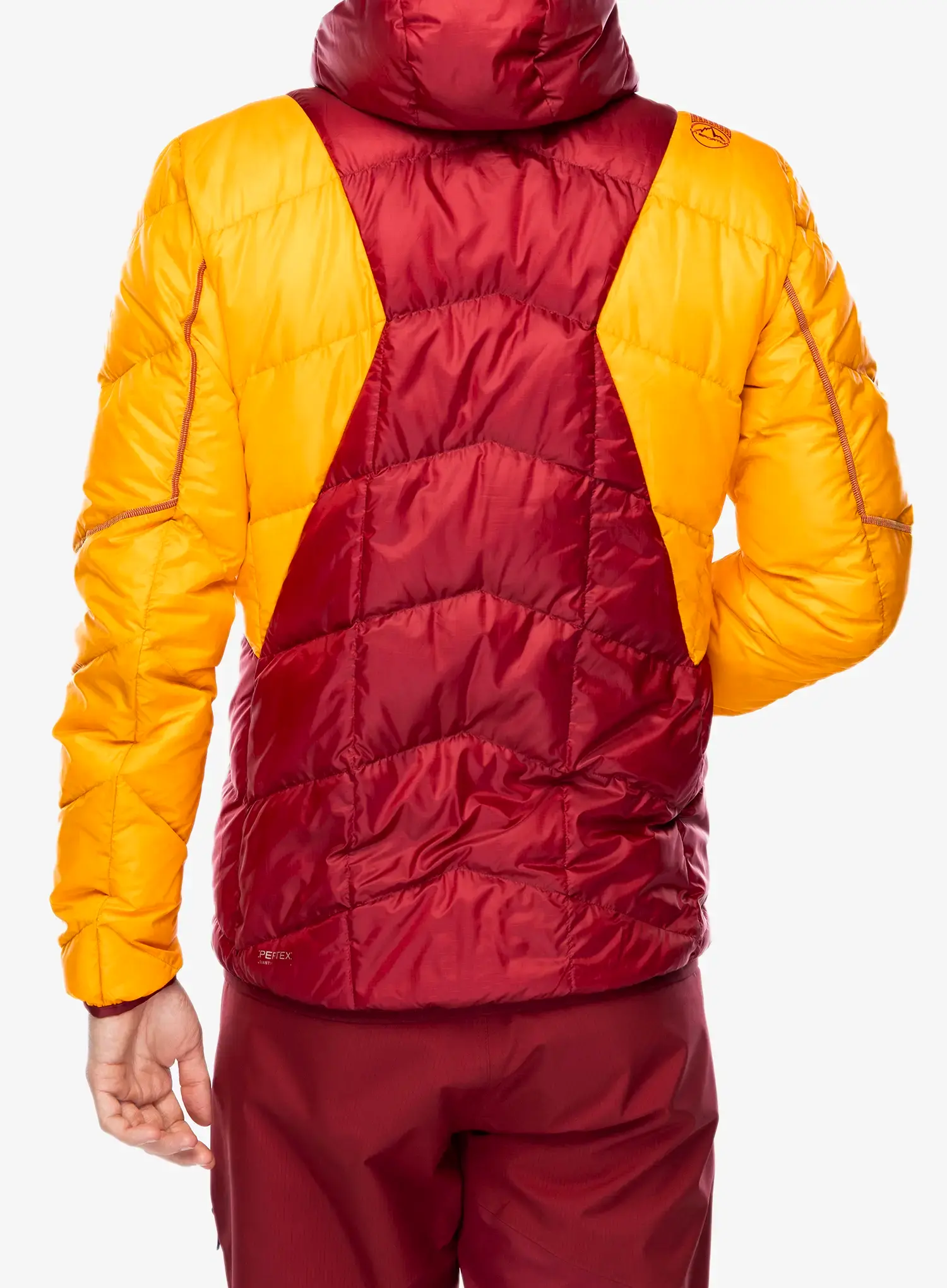 Péřová bunda La Sportiva Pinnacle Down Jkt - papaya/sangria