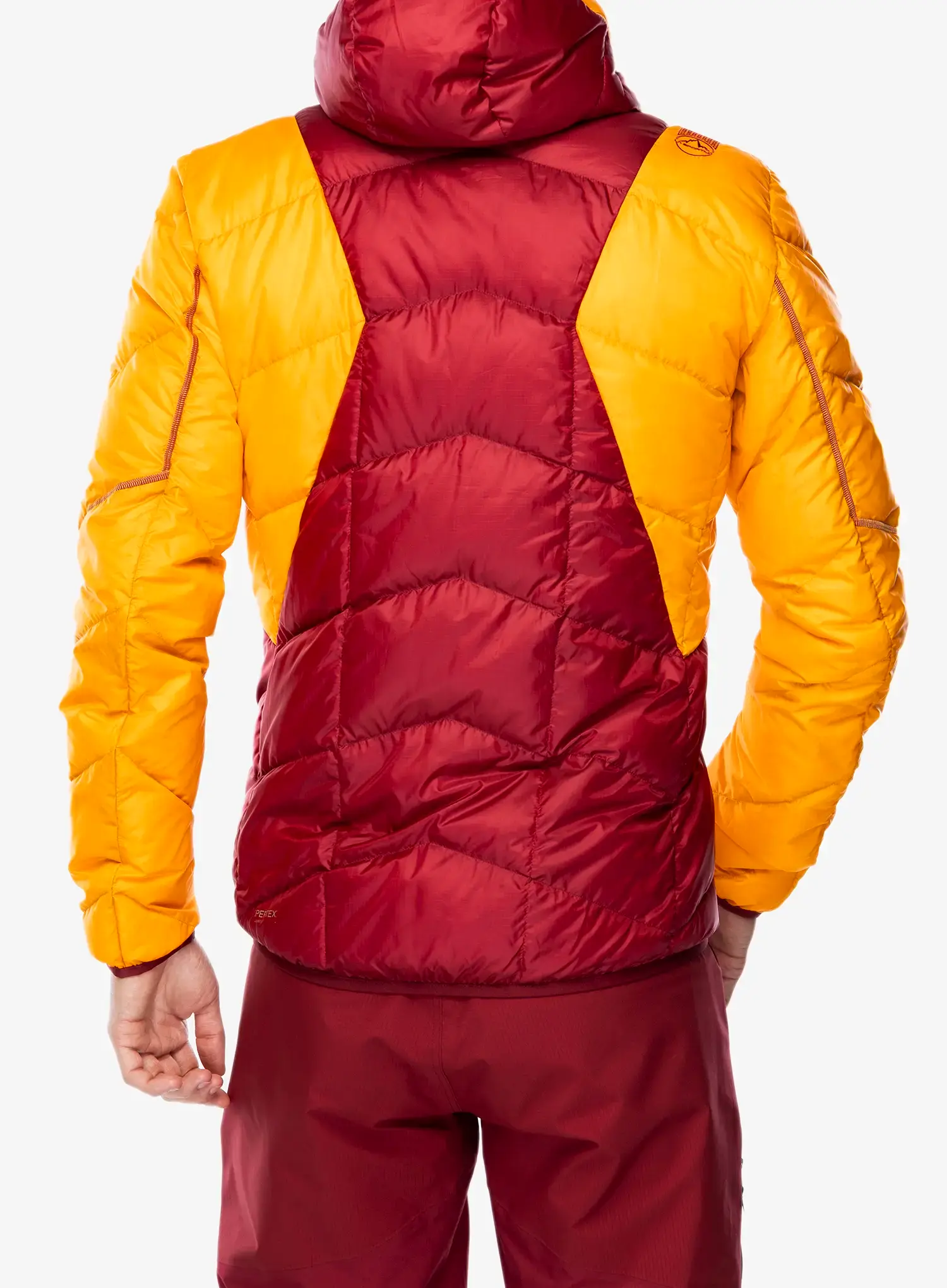 Péřová bunda La Sportiva Pinnacle Down Jkt - papaya/sangria