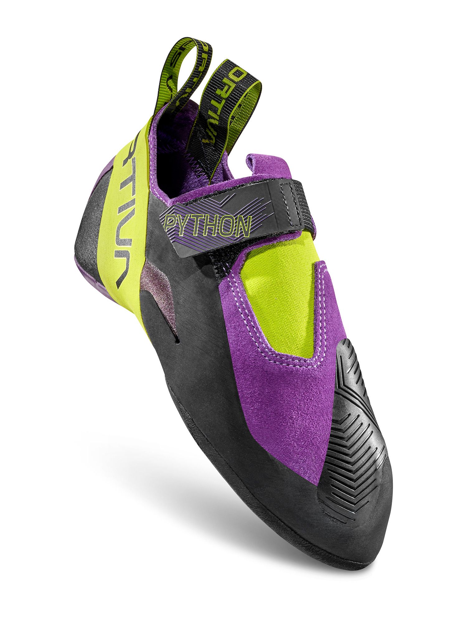 Lezečky La Sportiva Python - purple/lime punch