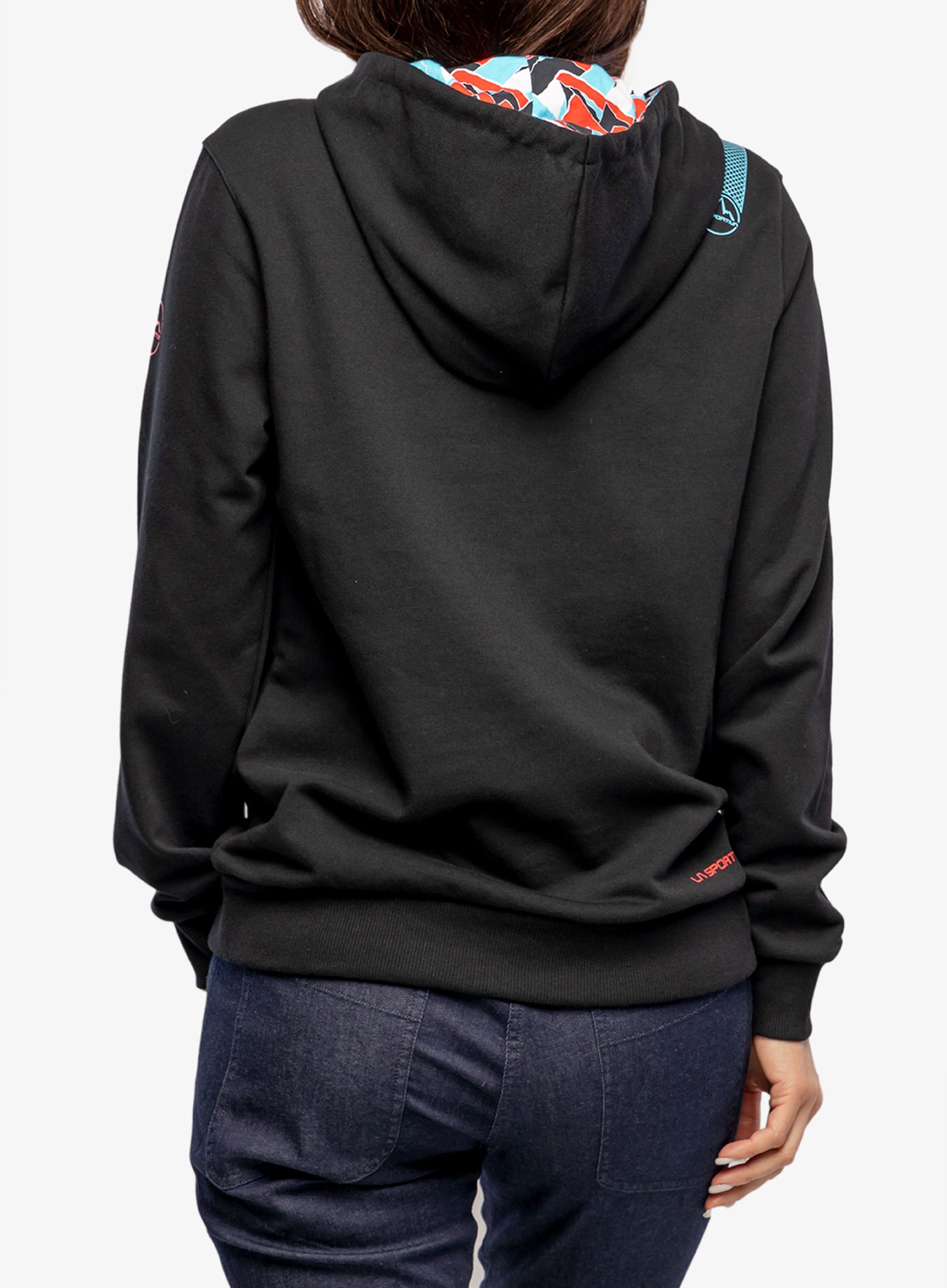 Dámská mikina s kapucí La Sportiva Retro Hoody - black