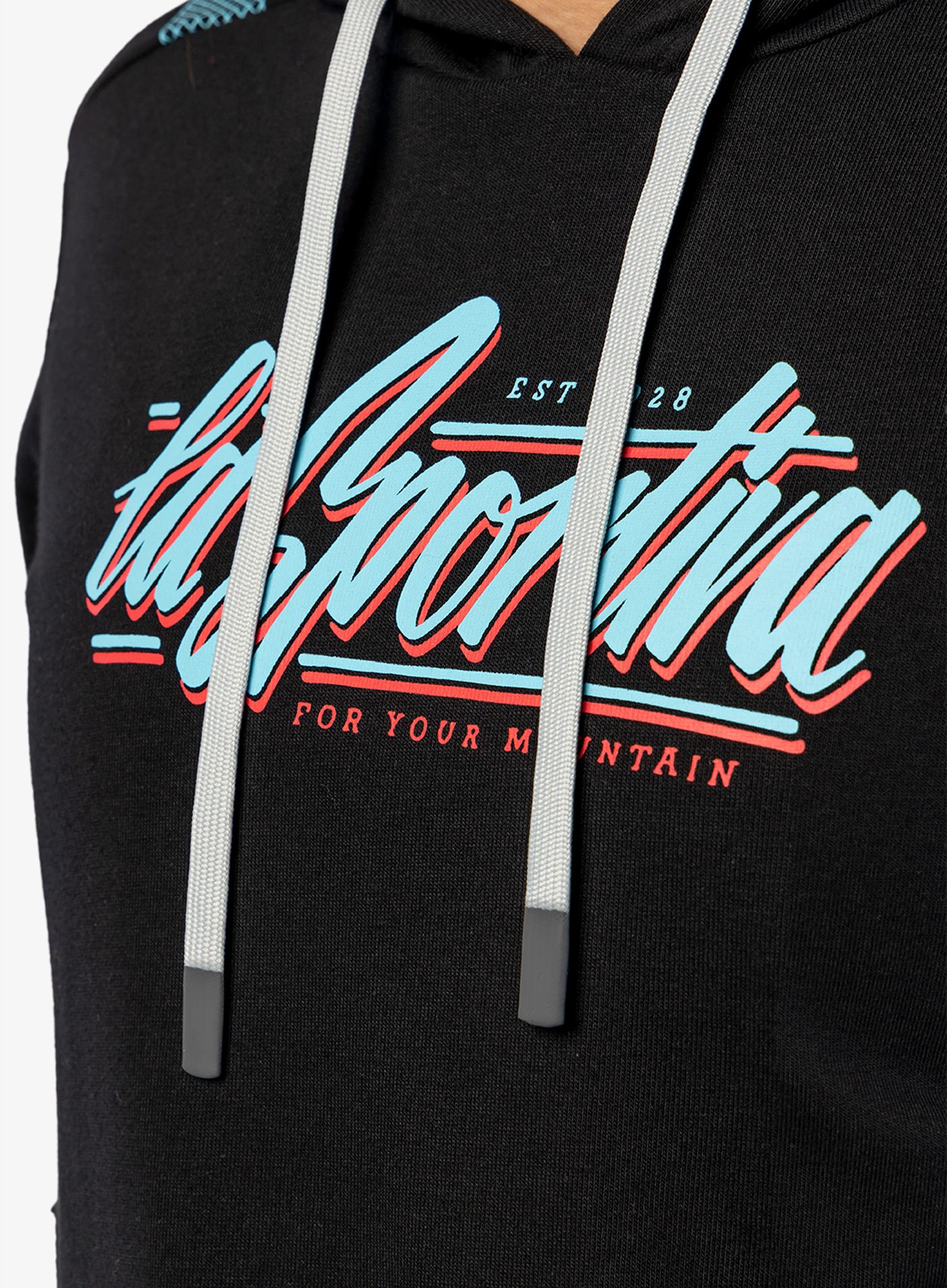 Dámská mikina s kapucí La Sportiva Retro Hoody - black