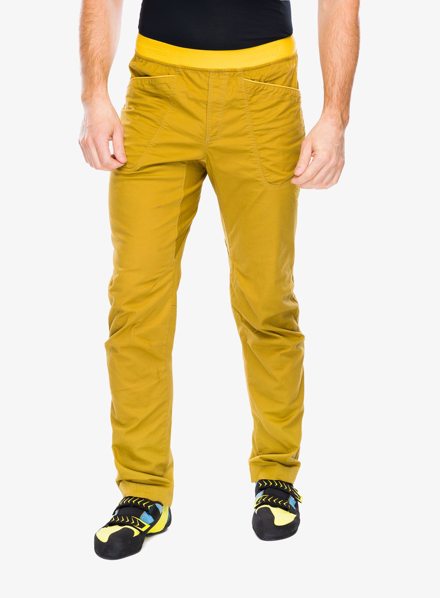 Lezecké kalhoty La Sportiva Roots Pant - savana/bamboo
