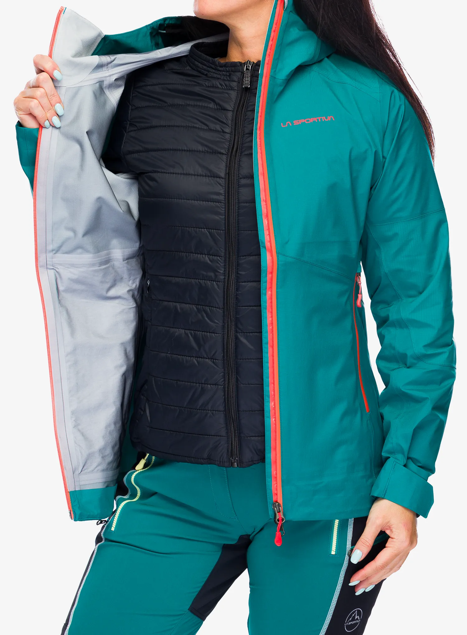 Dámská nepromokavá bunda s membránou La Sportiva Roseg GTX Jacket - everglade