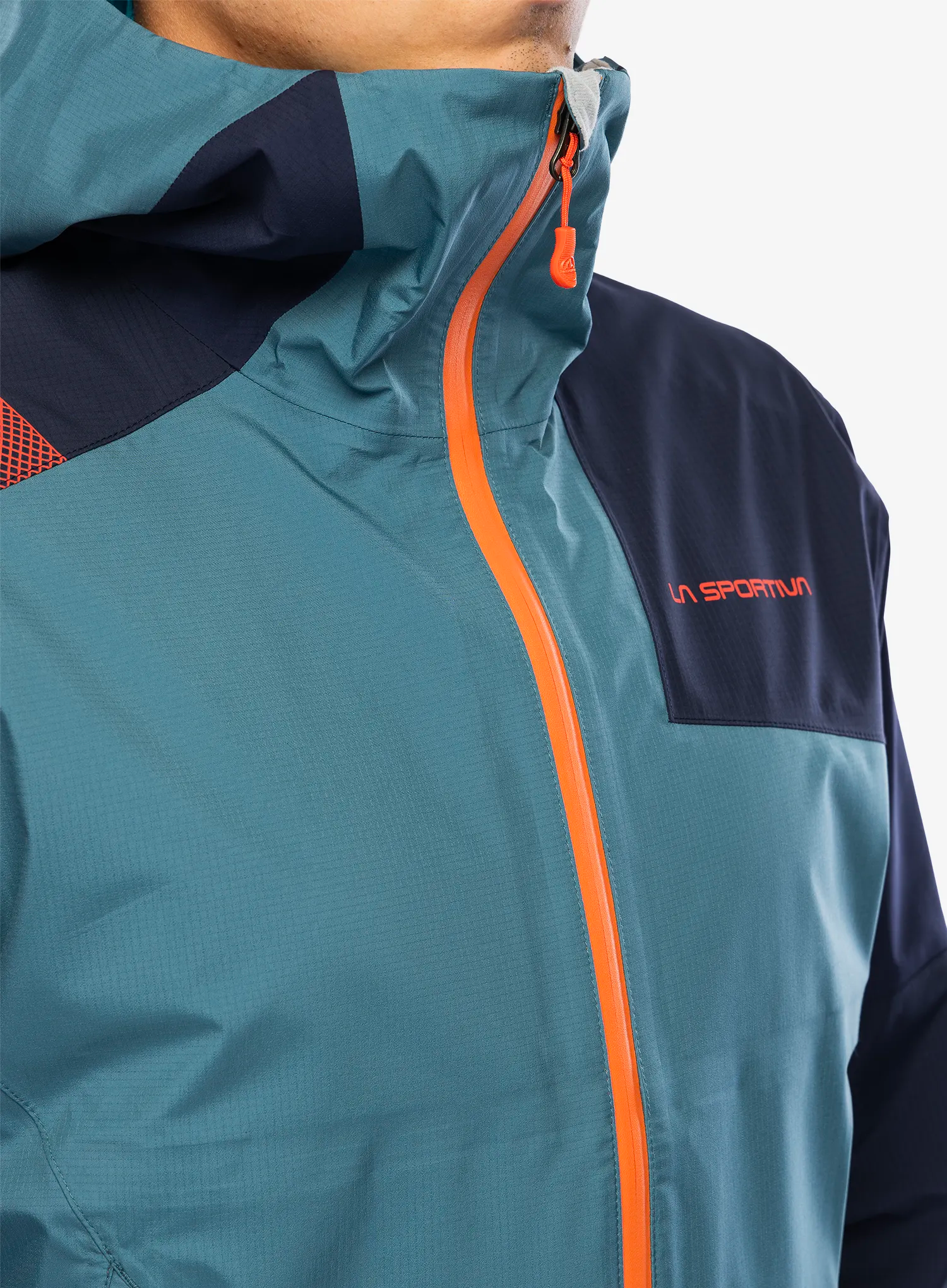 Bunda s membránou La Sportiva Roseg GTX Jacket - hurricane/deep sea