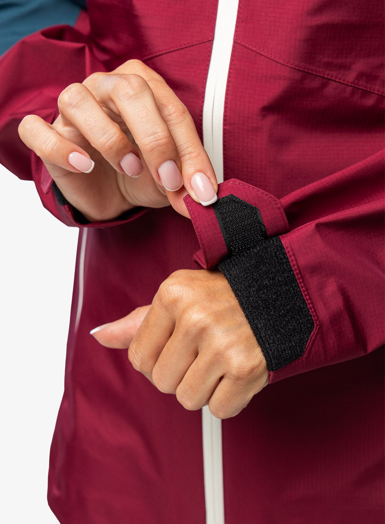 Dámská nepromokavá bunda s membránou La Sportiva Roseg GTX Jacket - red plum/storm blue
