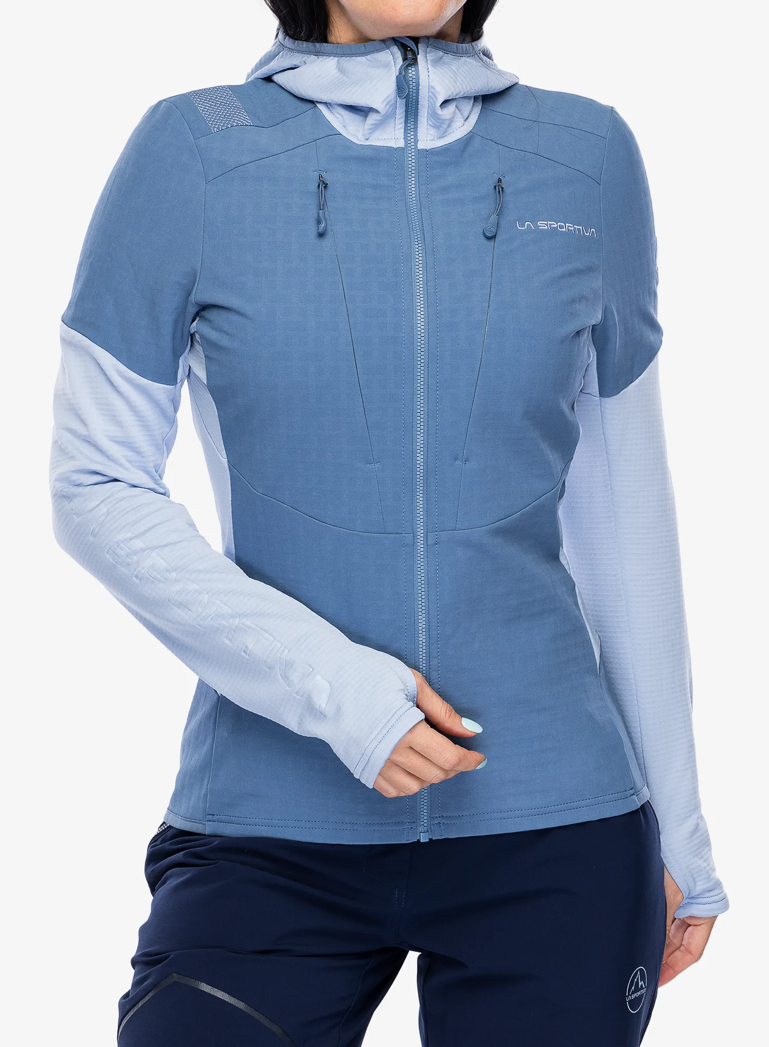 Dámská mikina s kapucí La Sportiva Session Tech Hoody - moonlight/stone blue