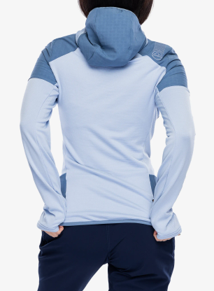 Dámská mikina s kapucí La Sportiva Session Tech Hoody - moonlight/stone blue