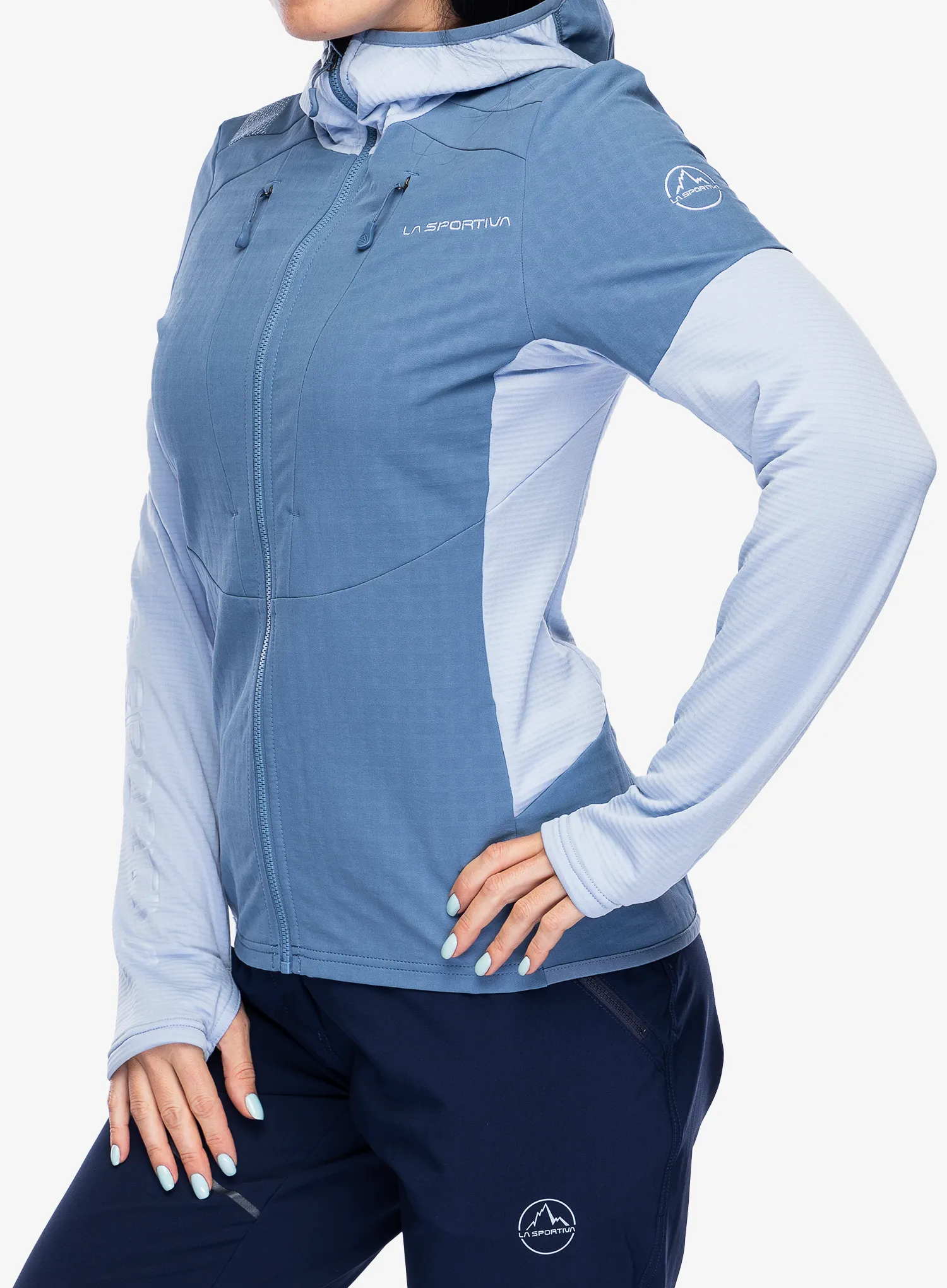 Dámská mikina s kapucí La Sportiva Session Tech Hoody - moonlight/stone blue