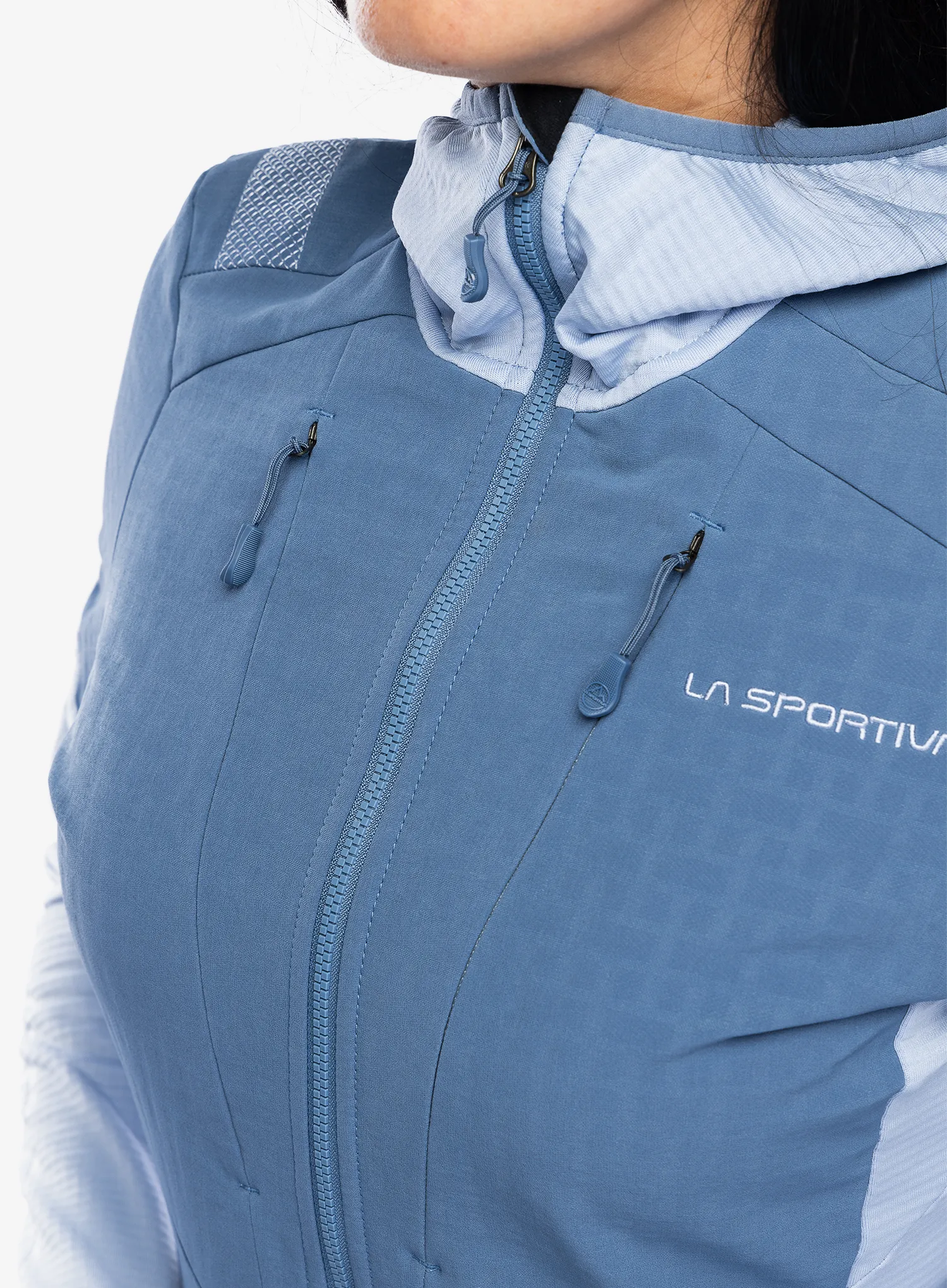 Dámská mikina s kapucí La Sportiva Session Tech Hoody - moonlight/stone blue