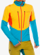 Mikina s kapucí La Sportiva Session Tech Hoody - tropic blue/bamboo