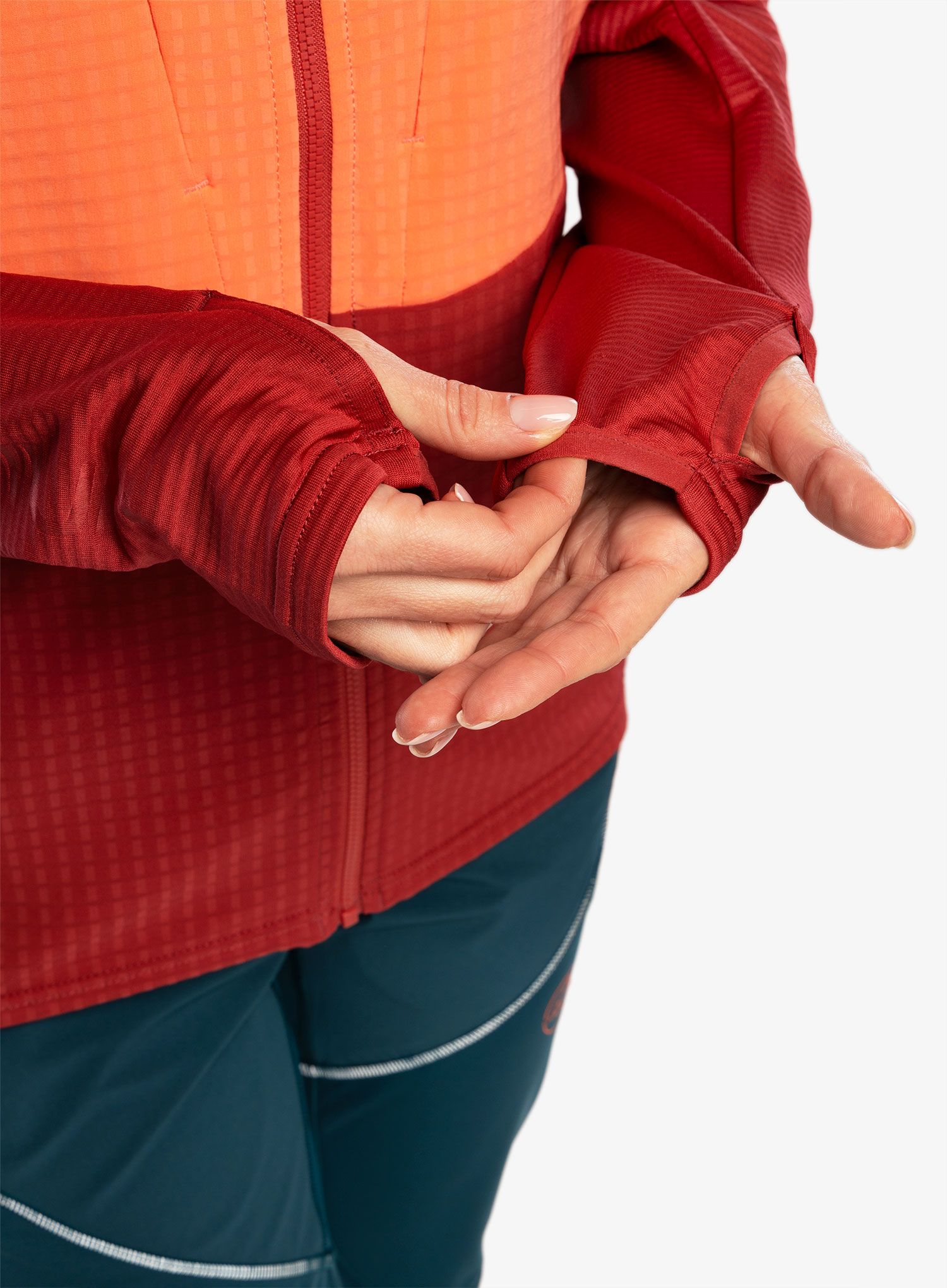 Dámská mikina s kapucí La Sportiva Session Tech Hoody - velvet/flamingo