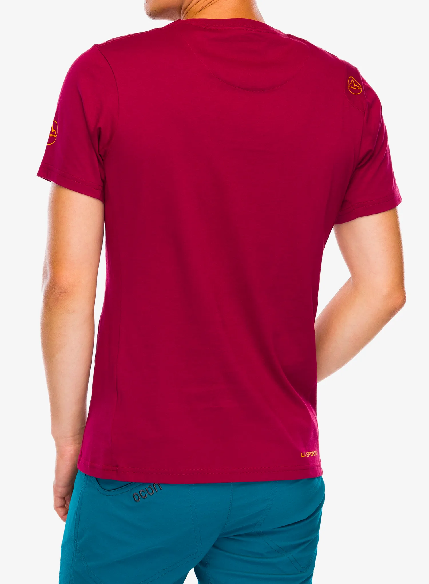 Tričko s potiskem La Sportiva Solution T-Shirt - sangria