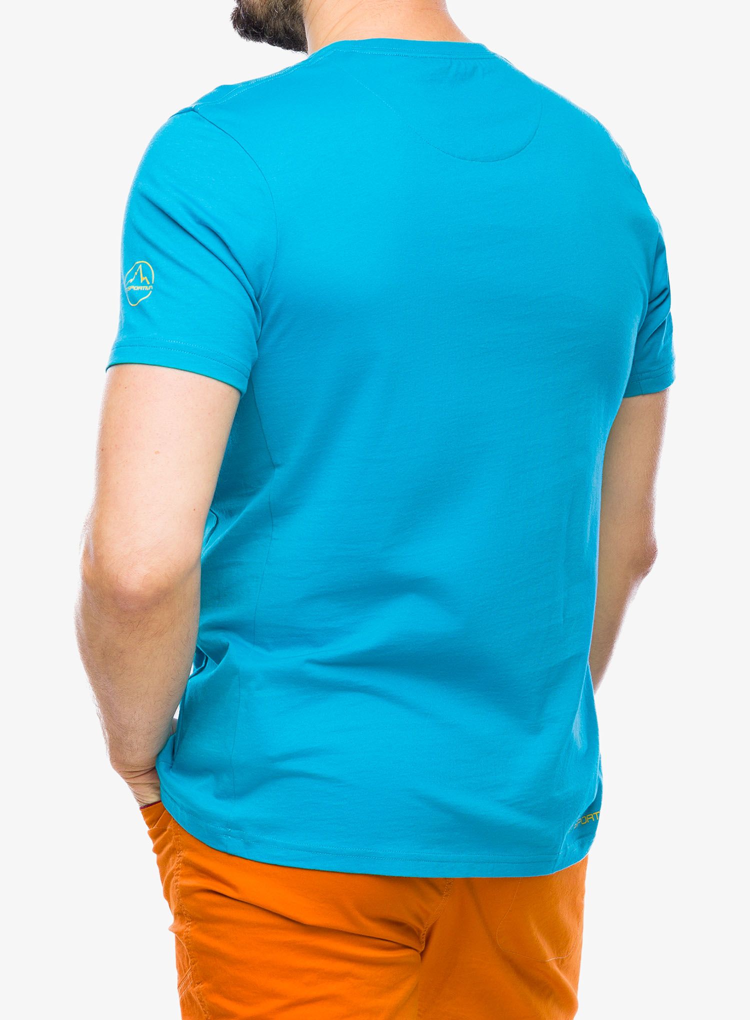 Bavlněné tričko La Sportiva Solution T-Shirt - tropic blue