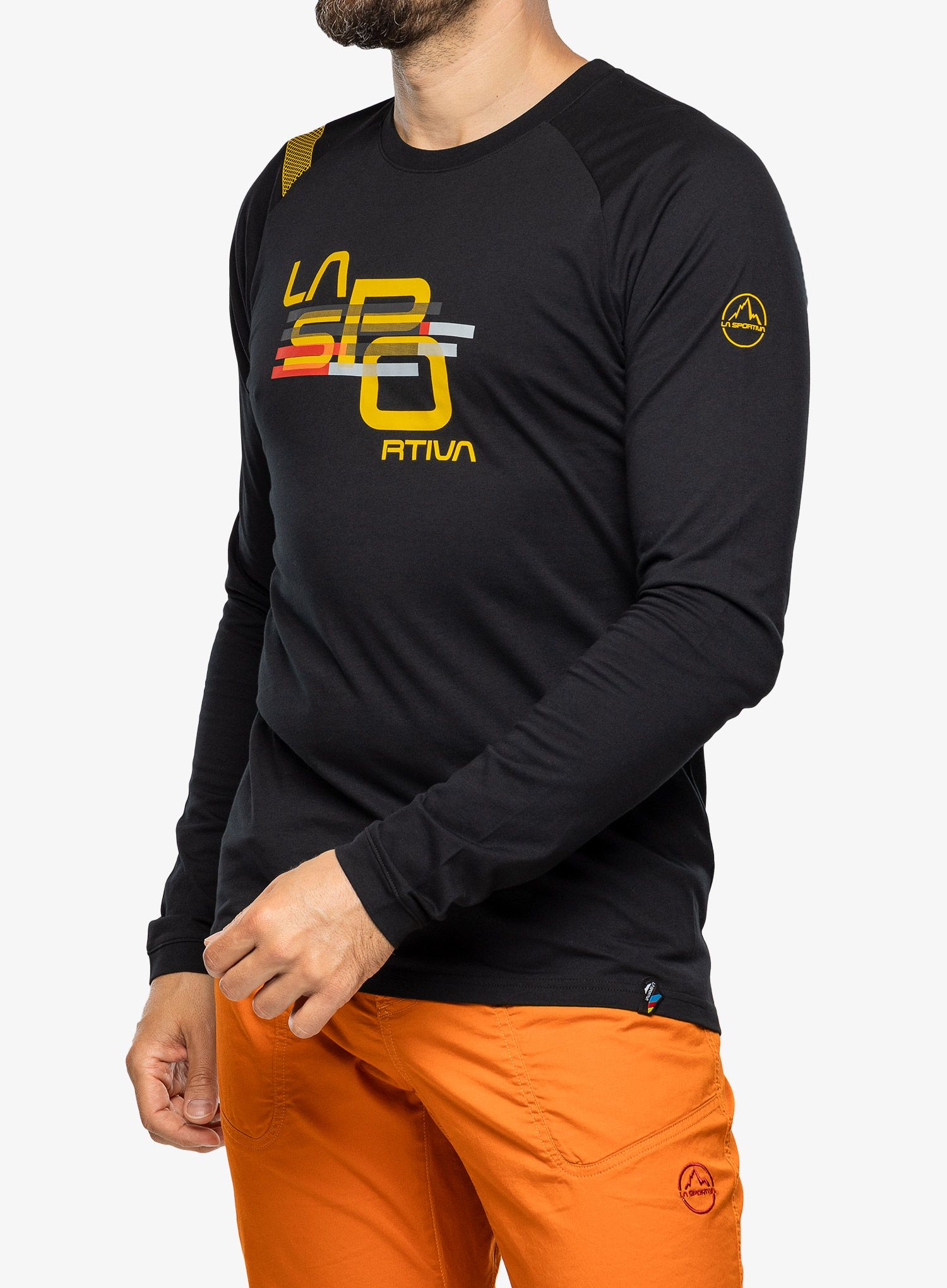 Tričko s dlouhým rukávem La Sportiva Stripe Cube Long Sleeve - black