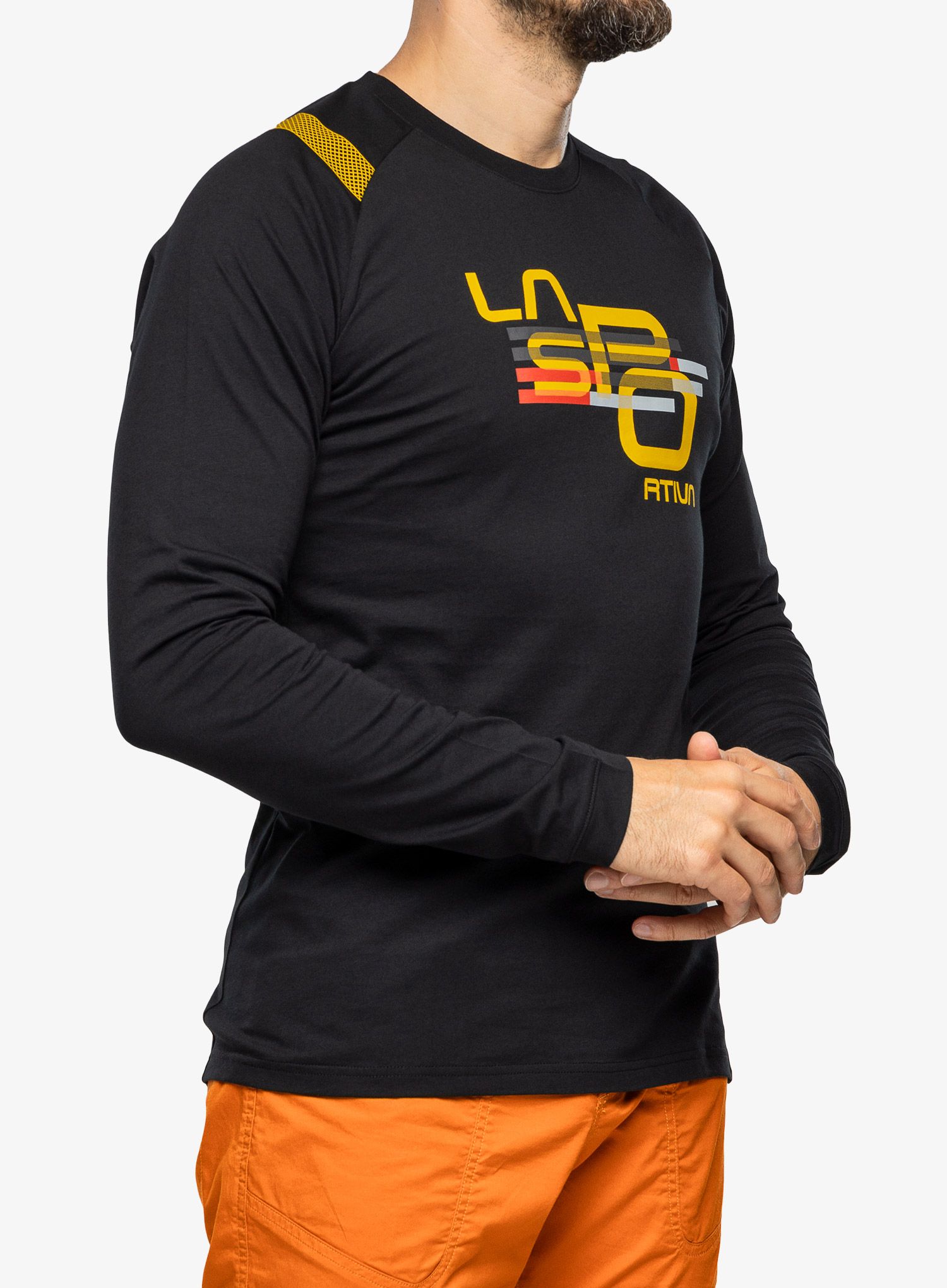 Tričko s dlouhým rukávem La Sportiva Stripe Cube Long Sleeve - black
