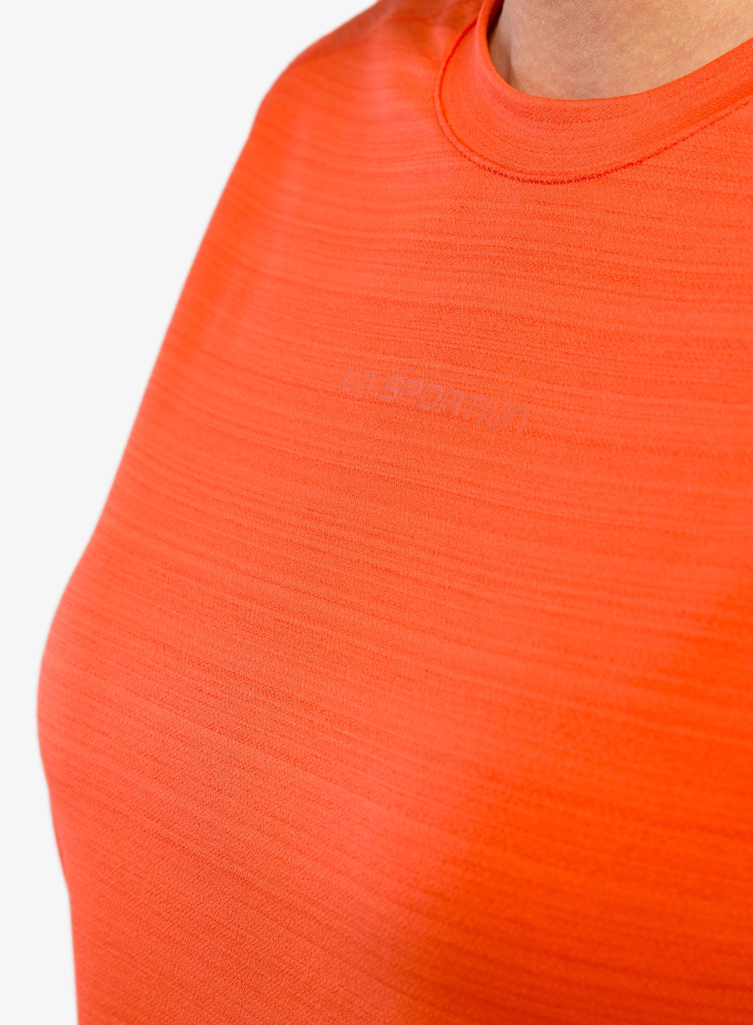 Termo triko dámské La Sportiva Sunfire T-Shirt - cherry tomato/carbon