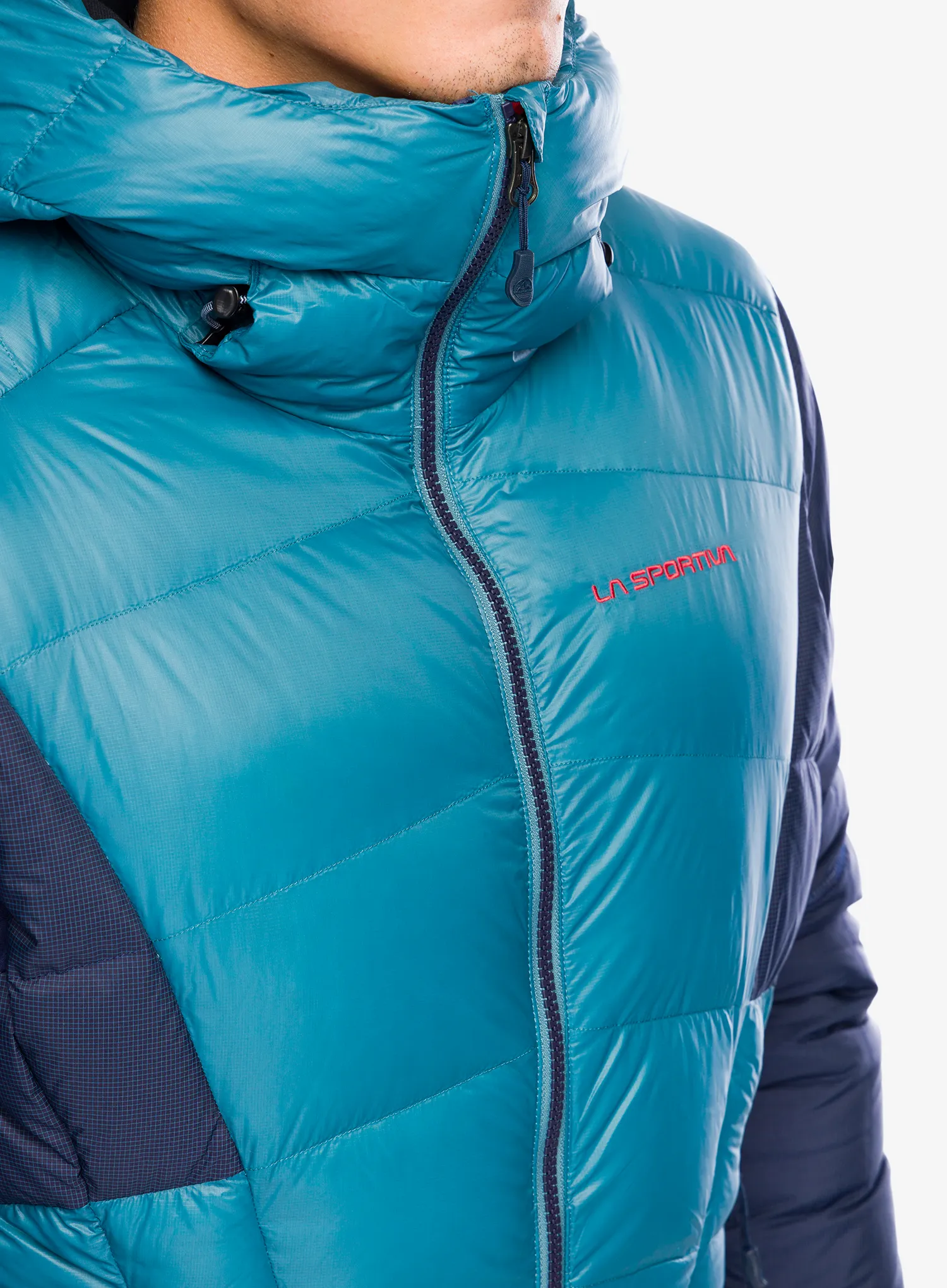 Péřová bunda La Sportiva Supercouloir 1000 Down Jacket - hurricane/deep sea