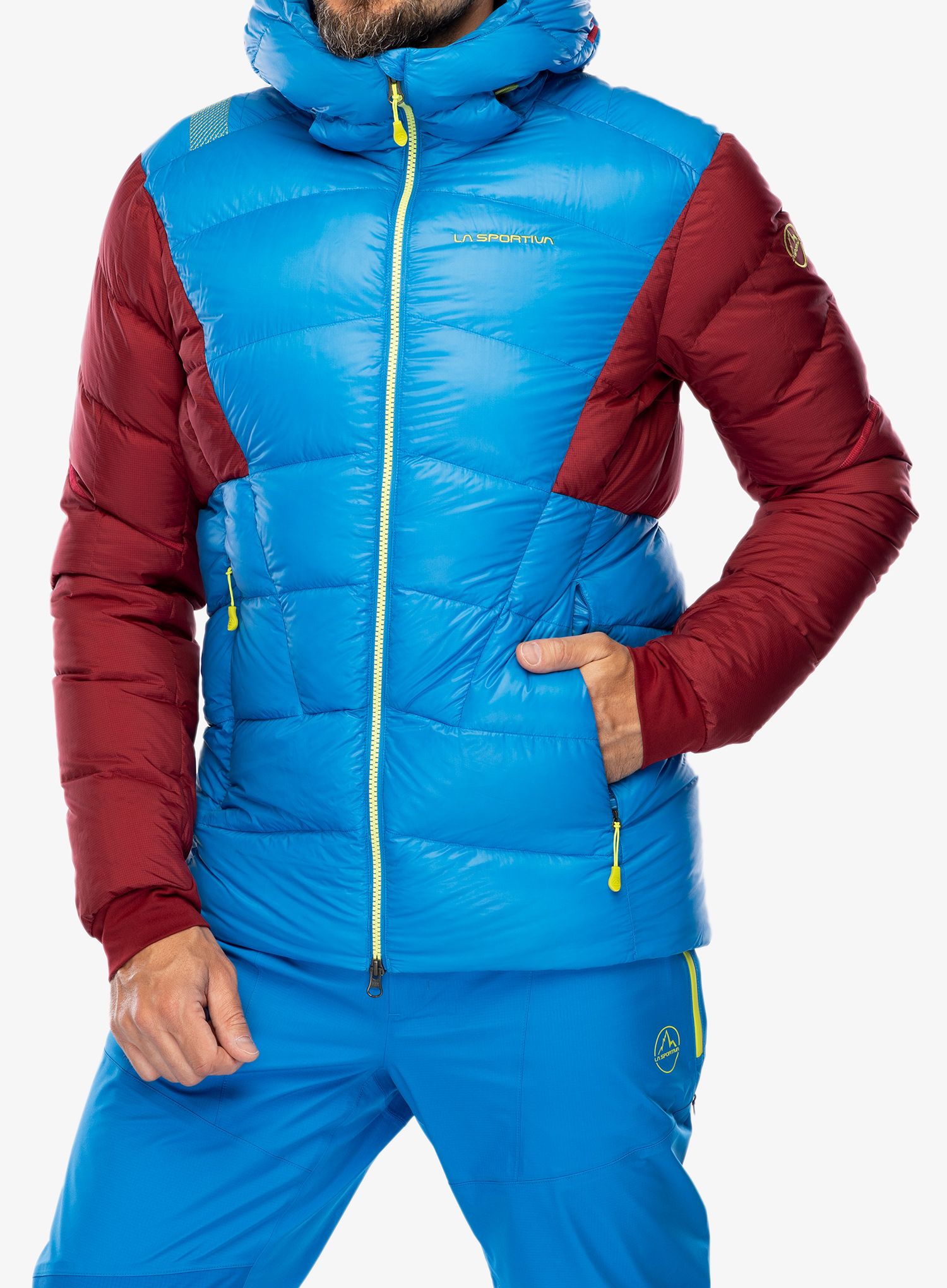 Péřová bunda La Sportiva Supercouloir 1000 Down Jkt - electric blue/sangria