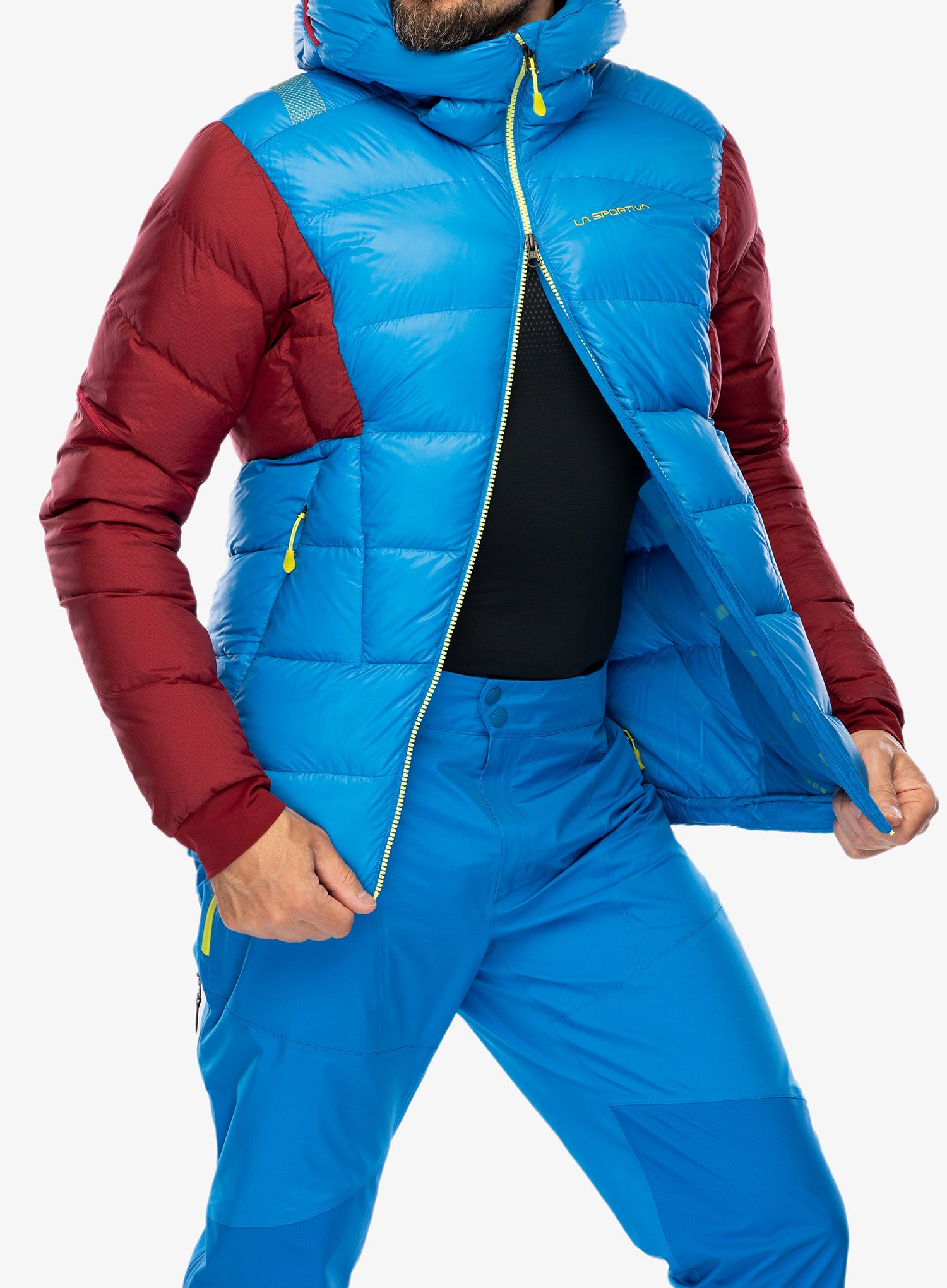 Péřová bunda La Sportiva Supercouloir 1000 Down Jkt - electric blue/sangria