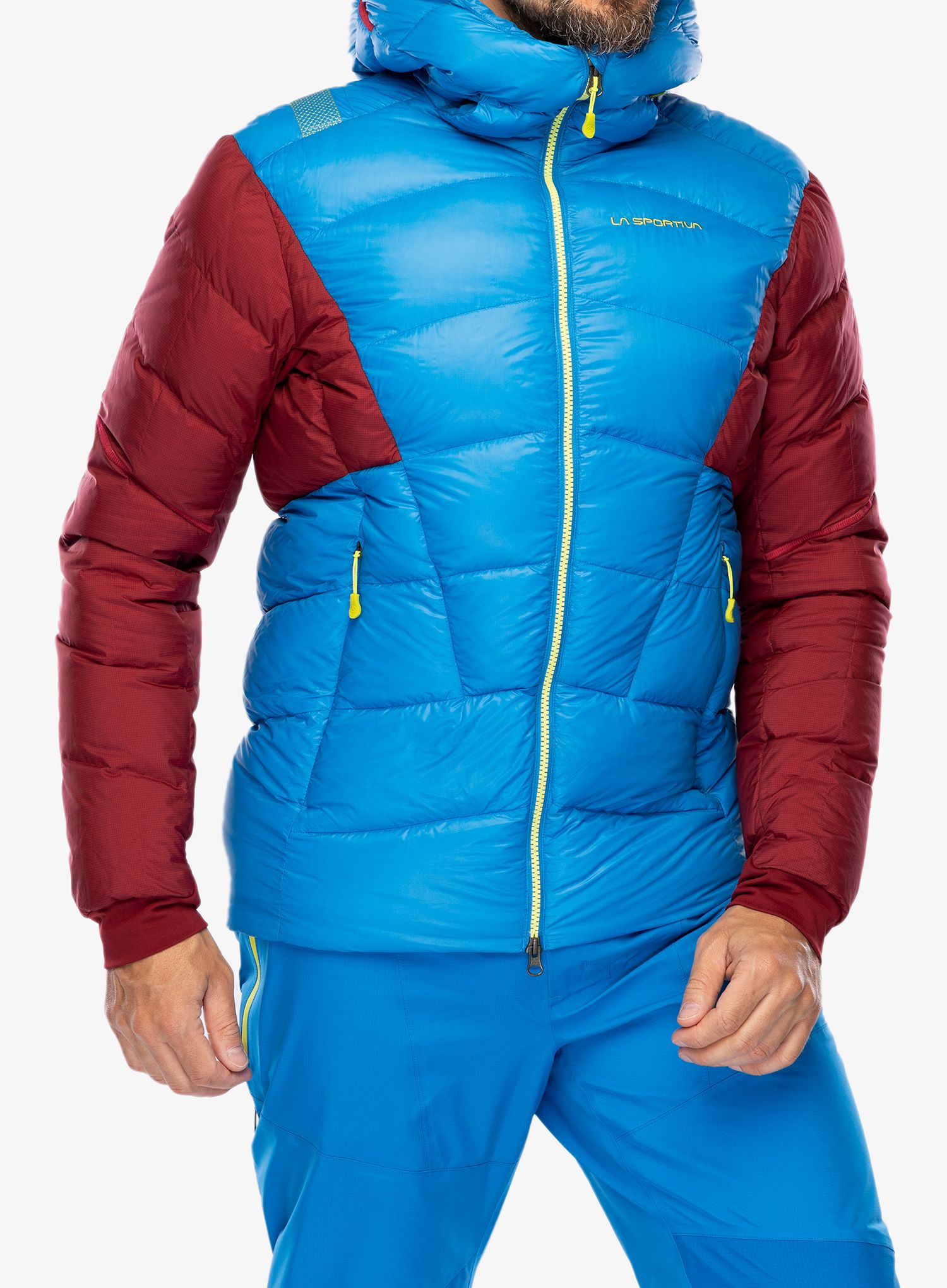 Péřová bunda La Sportiva Supercouloir 1000 Down Jkt - electric blue/sangria
