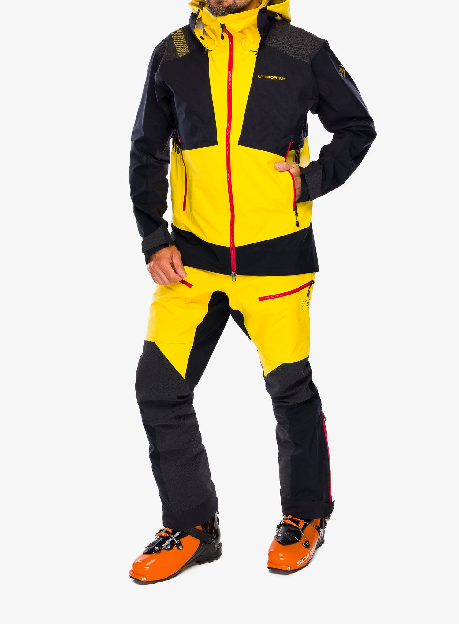 Bunda s membránou La Sportiva Supercouloir GTX Pro Jacket - yellow/black