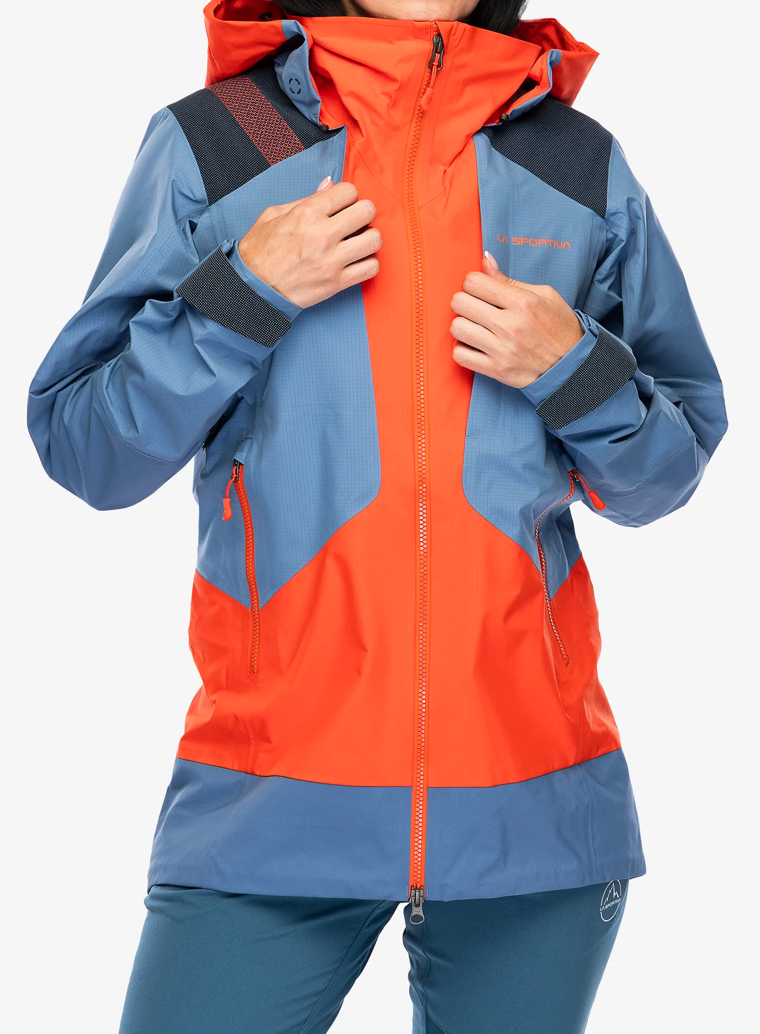 Dámská nepromokavá bunda s membránou La Sportiva Supercouloir GTX Pro Jkt - cherry tomato/moonlight