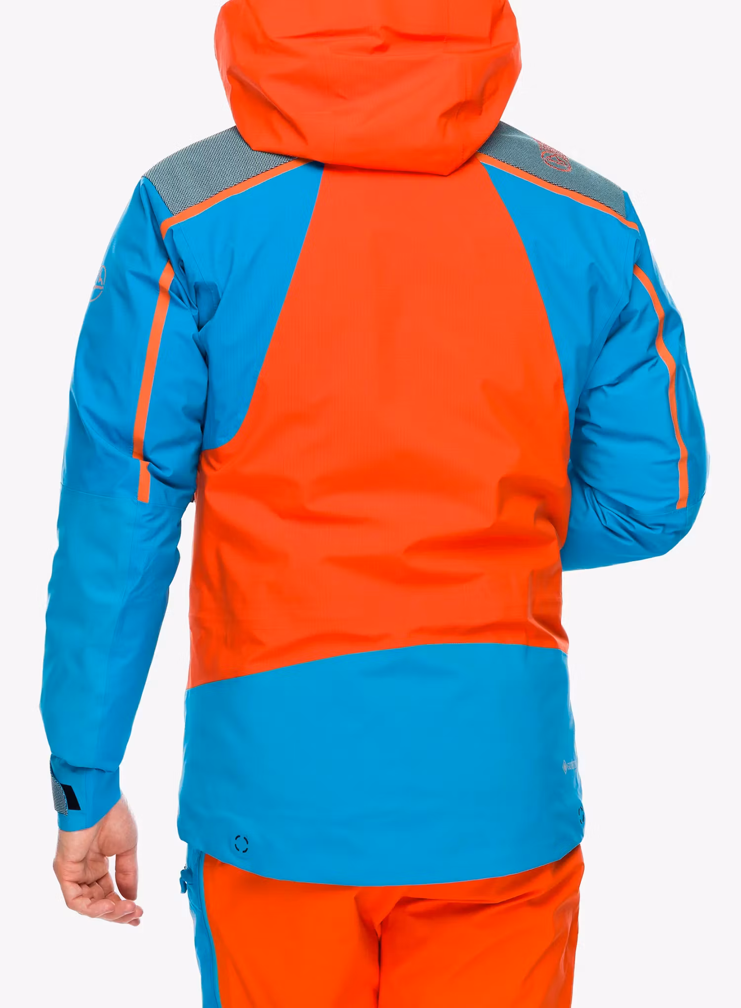 GORE TEX bunda La Sportiva Supercouloir GTX Pro Jkt - cherry tomato/tropic blue