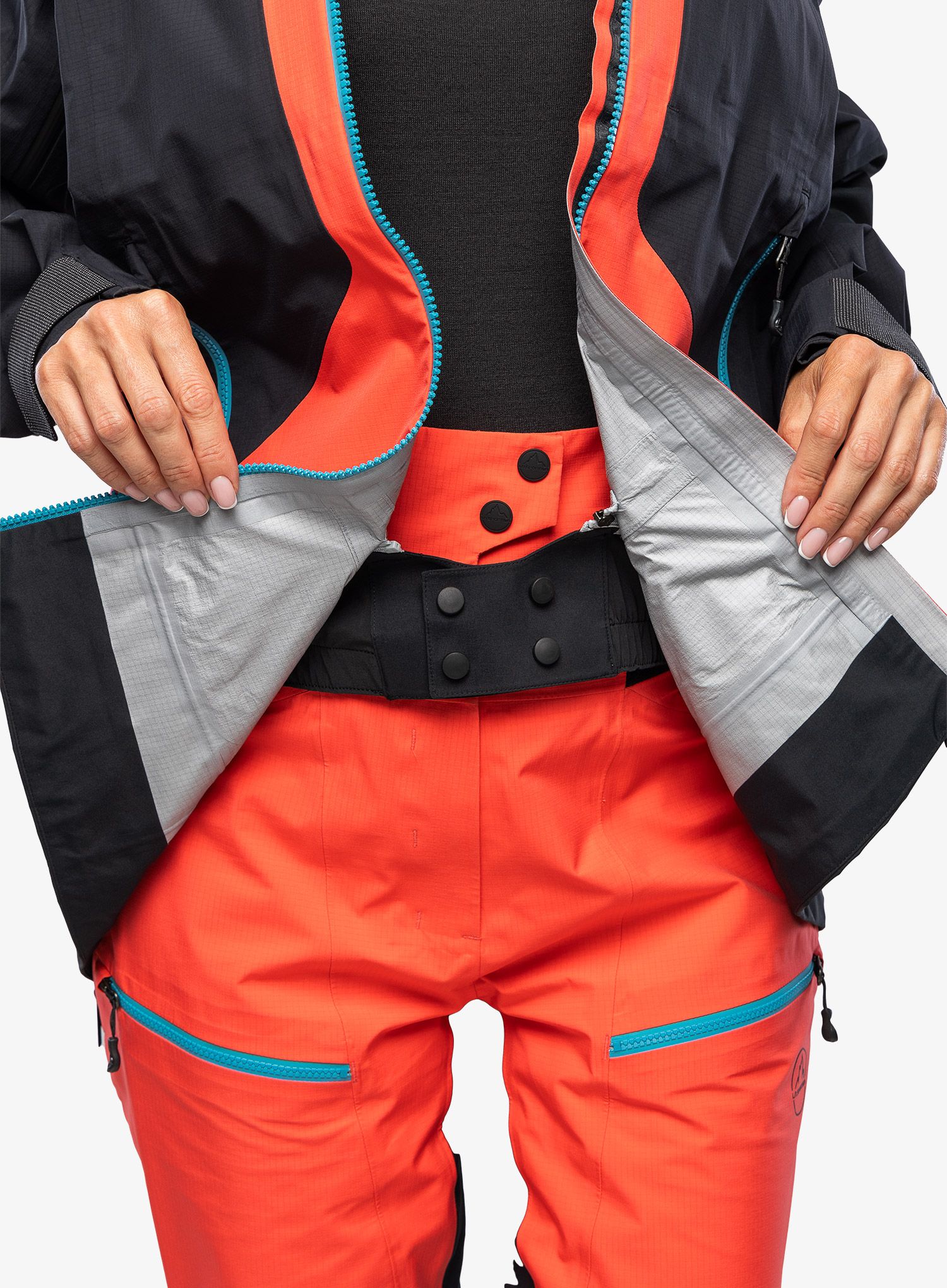Dámská nepromokavá bunda s membránou La Sportiva Supercouloir GTX Pro Jkt - hibiscus/black