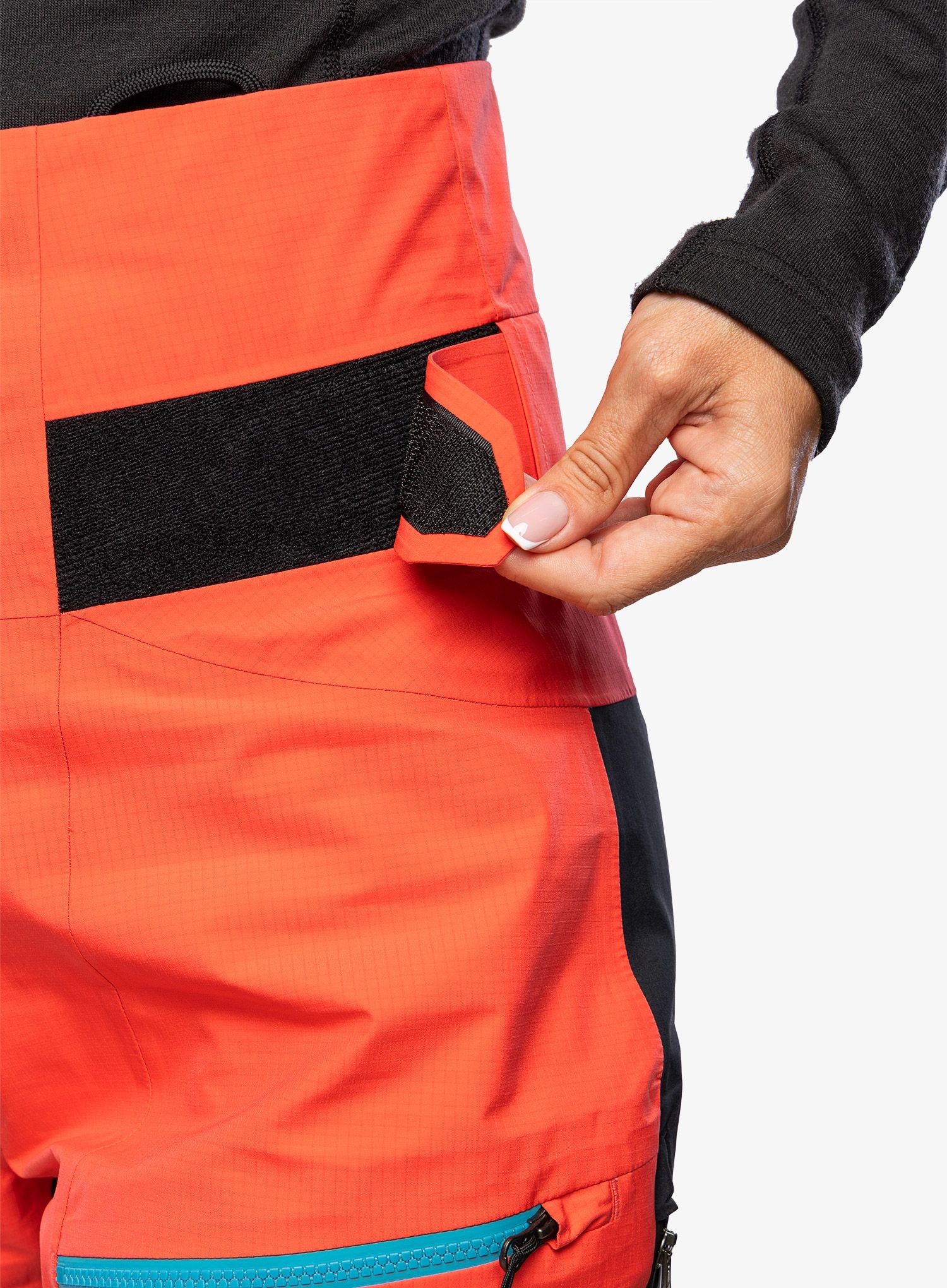 GORE TEX kalhoty dámské La Sportiva Supercouloir GTX Pro Pant - hibiscus/black