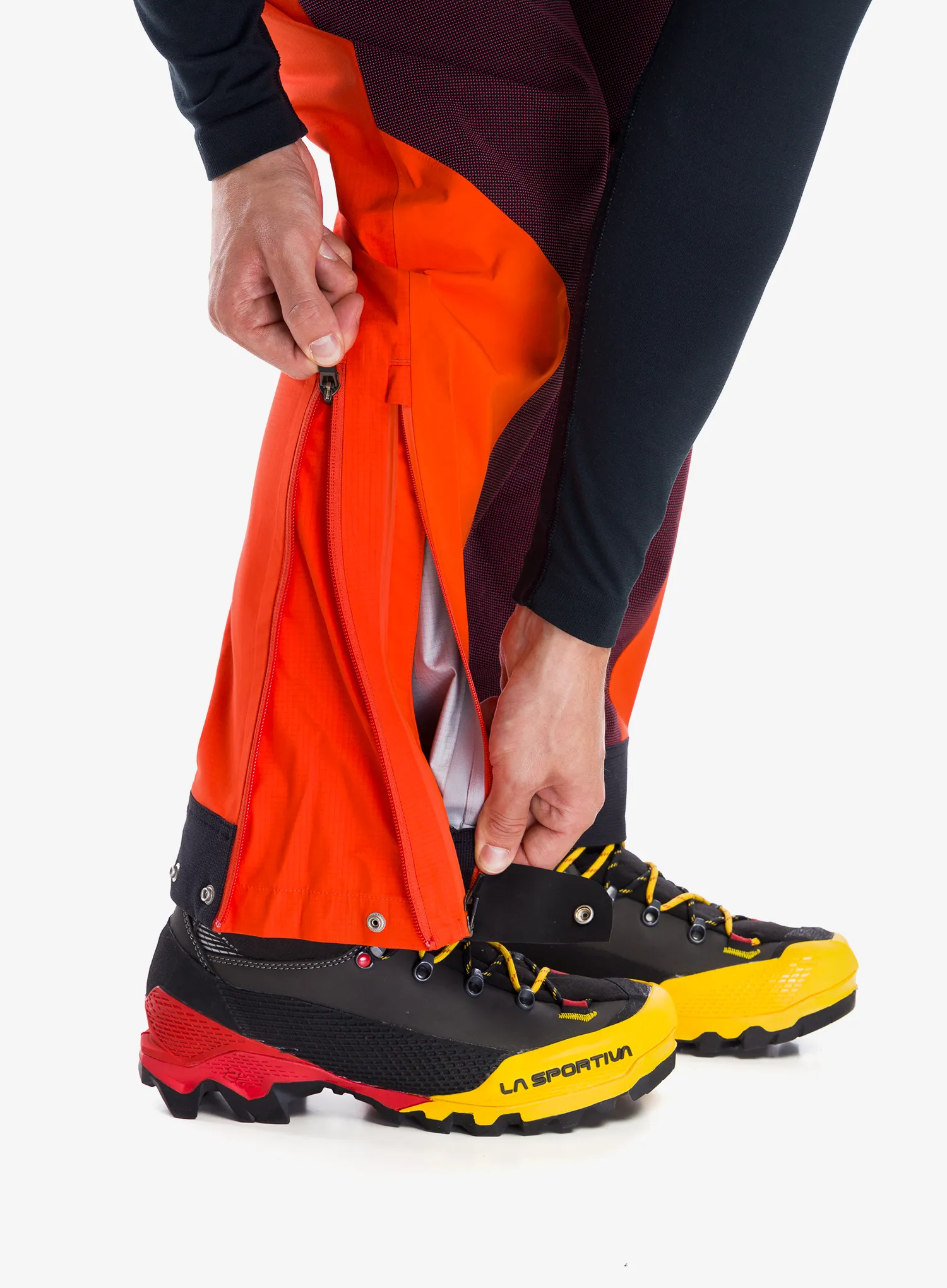 Membránové kalhoty La Sportiva Supercouloir GTX Pro Pant - tropic blue/cherry tomato
