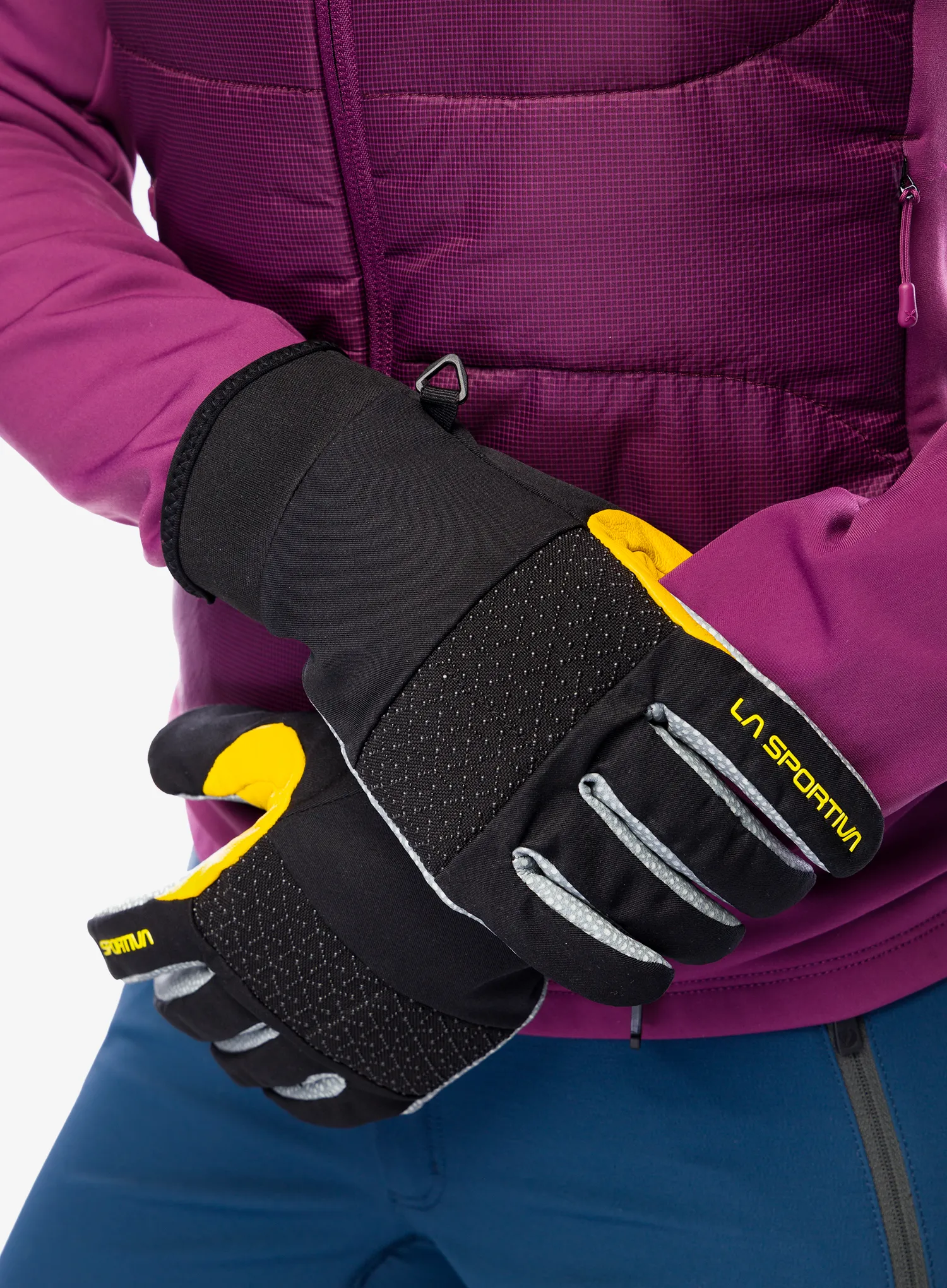 Rukavice La Sportiva Supercouloir Tech Gloves - black/yellow