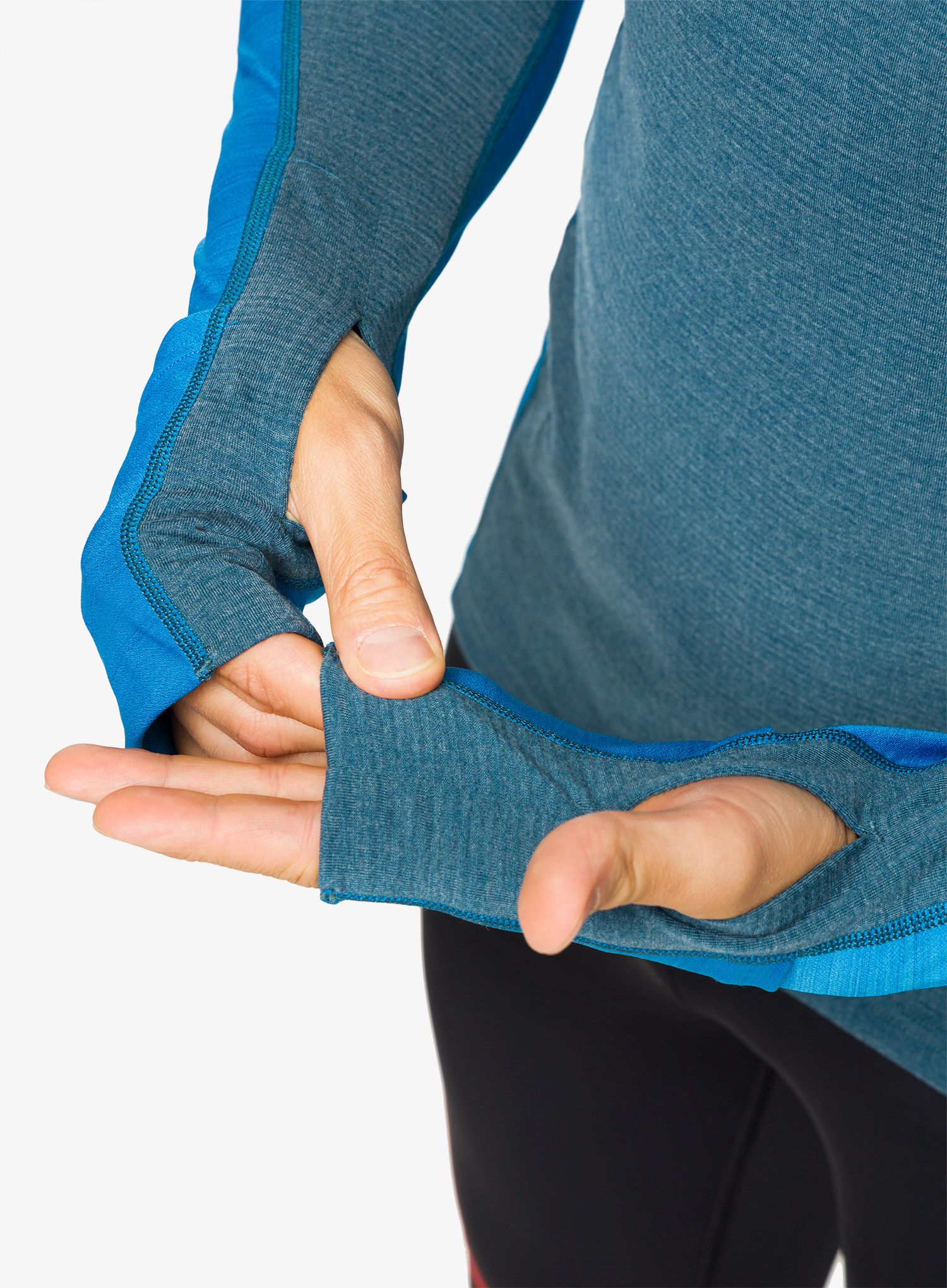 Mikina na běhání La Sportiva Swift Long Sleeve - storm blue/electric blue