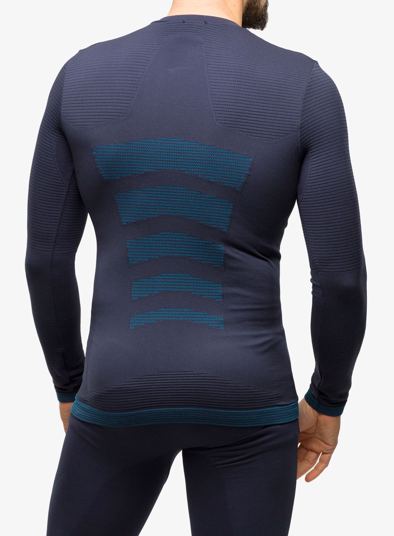 Funkční mikina La Sportiva Synth Light Longsleeve - storm blue/electric blue