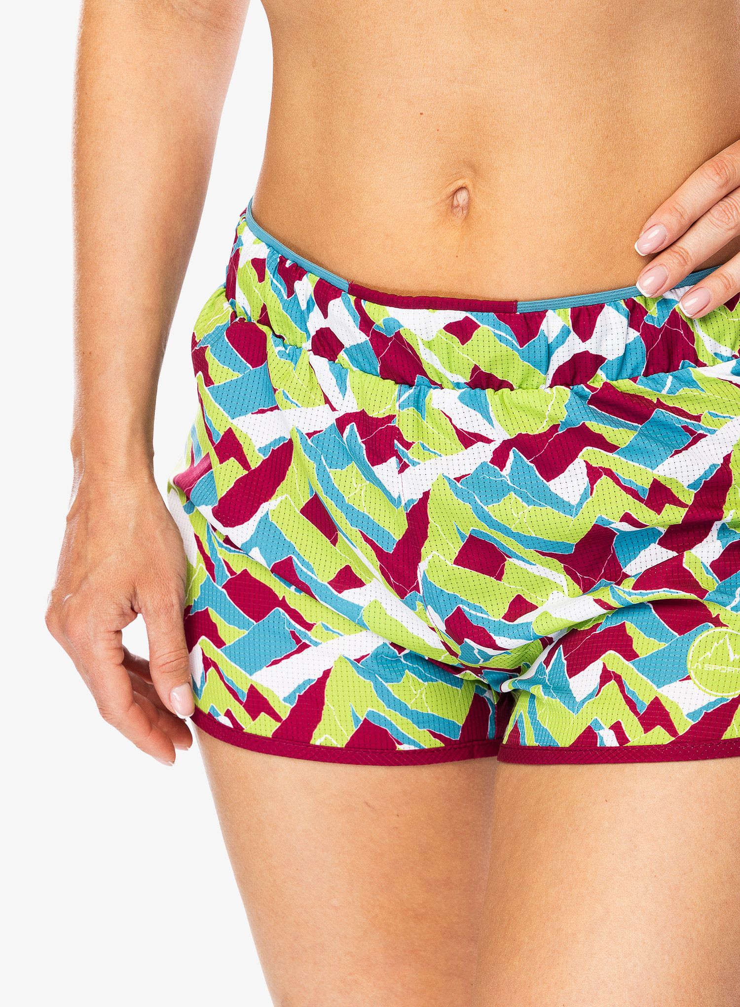 Dámské běžecké kraťasy La Sportiva Timing Short - plum/lime