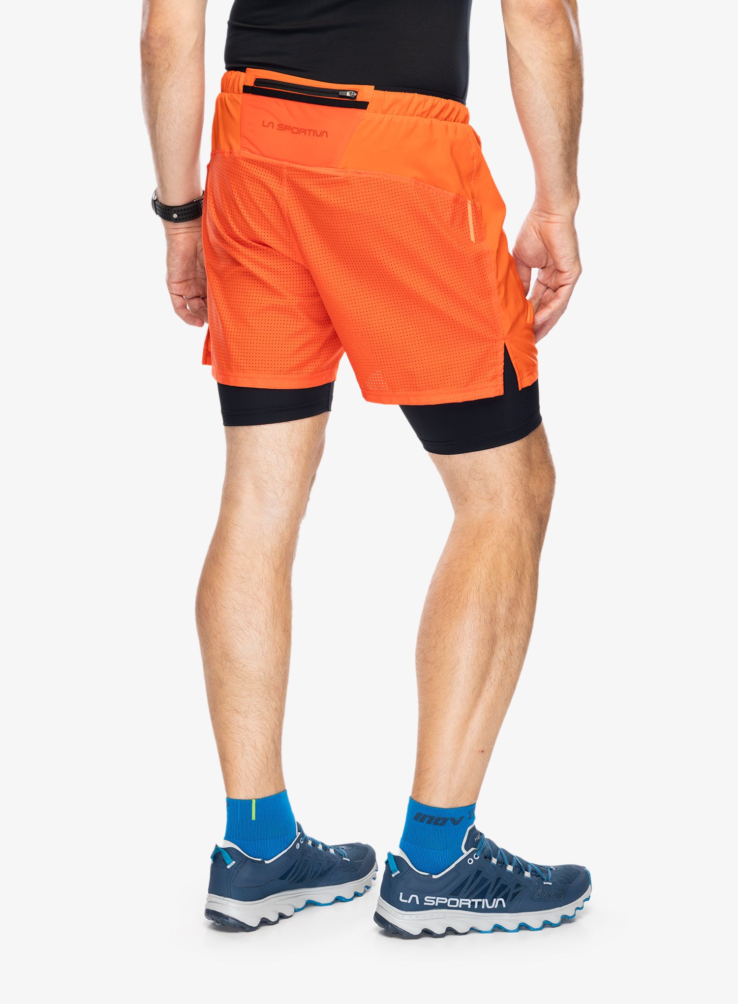 Běžecké kraťasy La Sportiva Trail Bite Short - cherry tomato/black