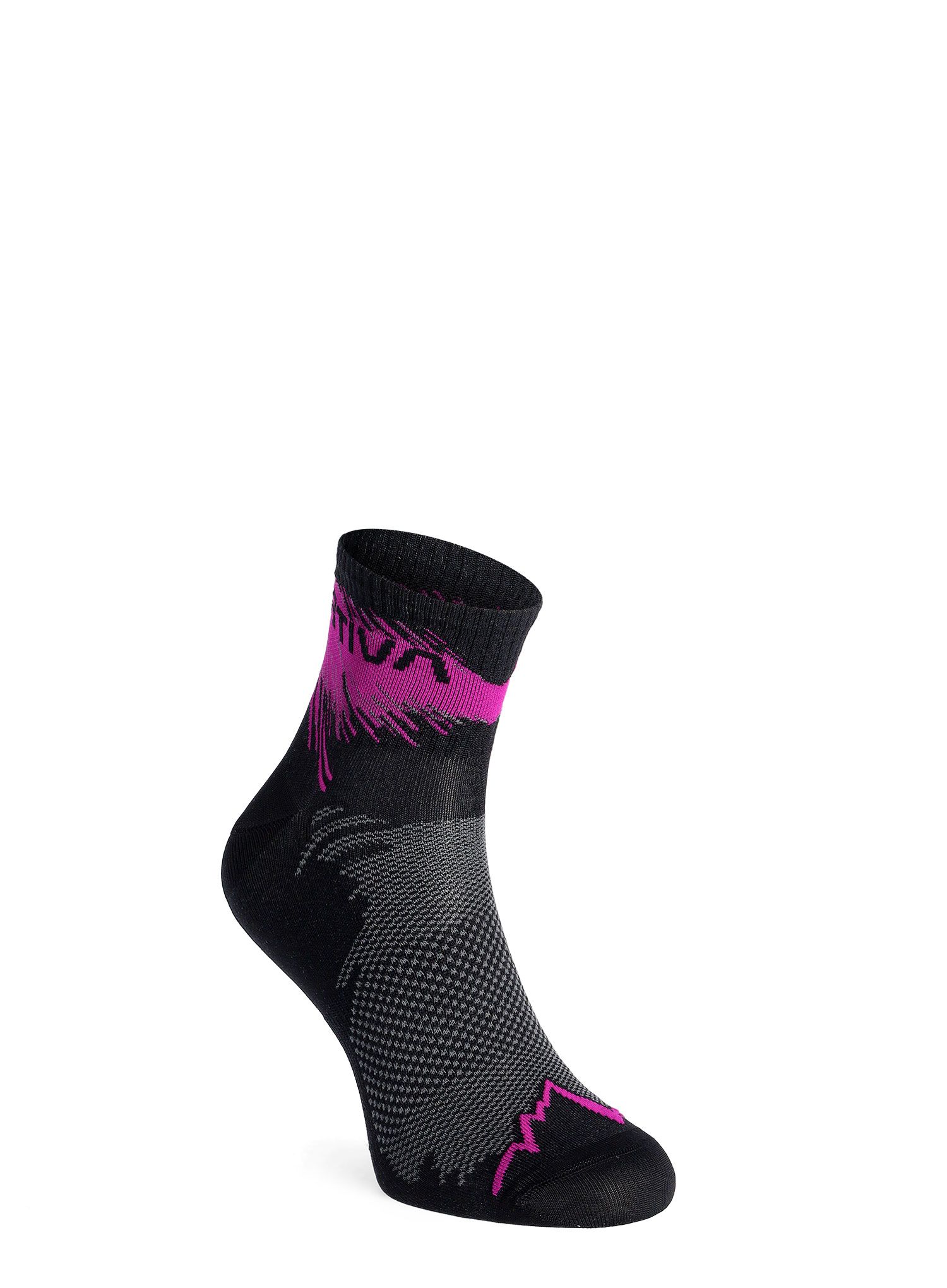 Ponožky na běhání La Sportiva Trail Running Socks - black/springtime