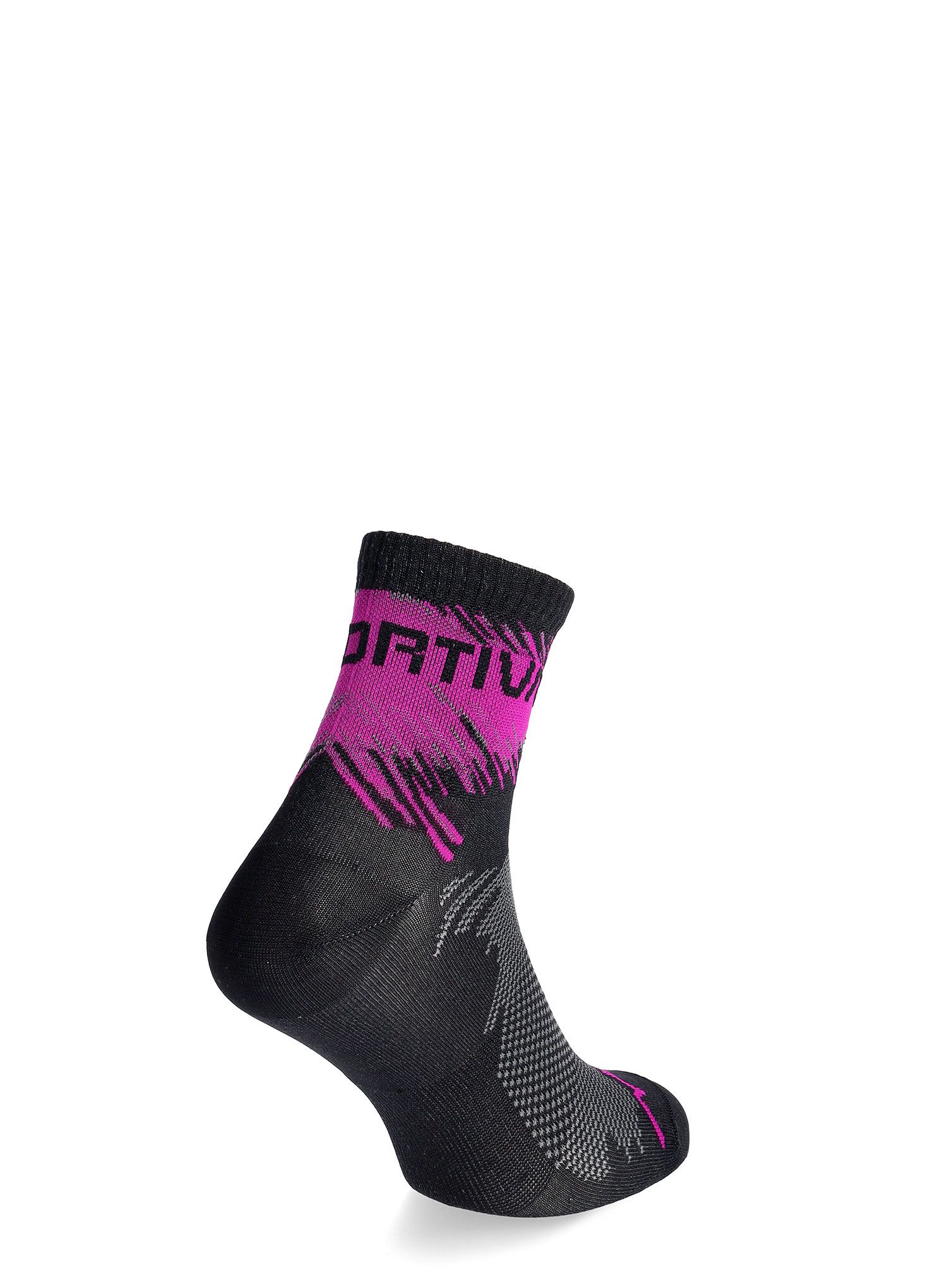 Ponožky na běhání La Sportiva Trail Running Socks - black/springtime