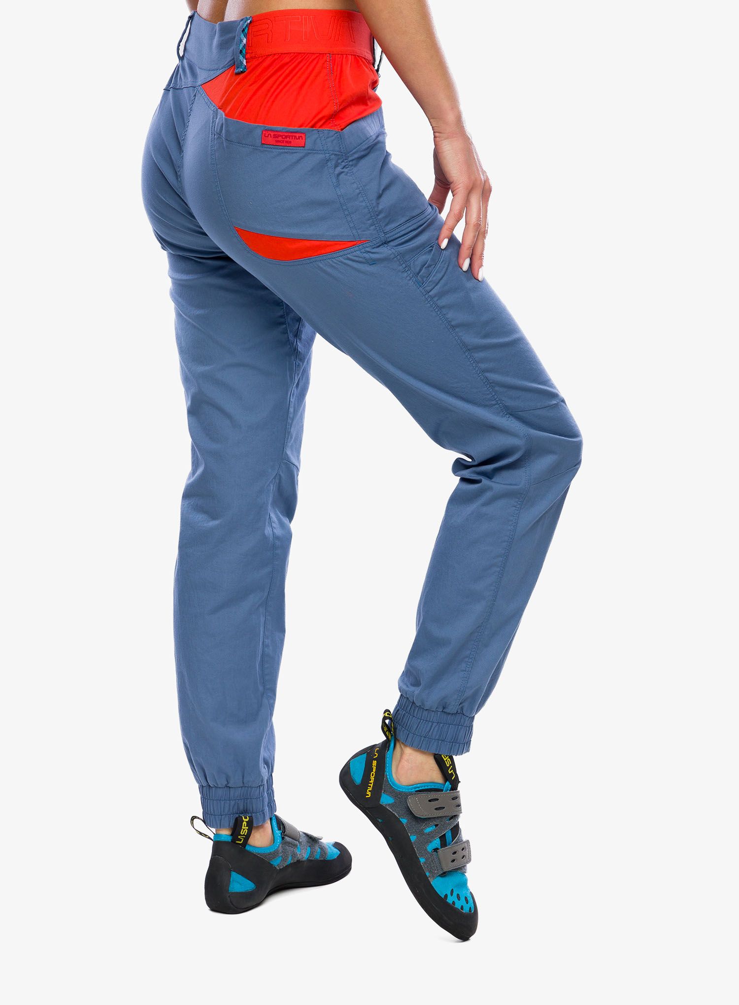 Lezecké kalhoty La Sportiva Tundra Pant - moonlight/cherry tomato