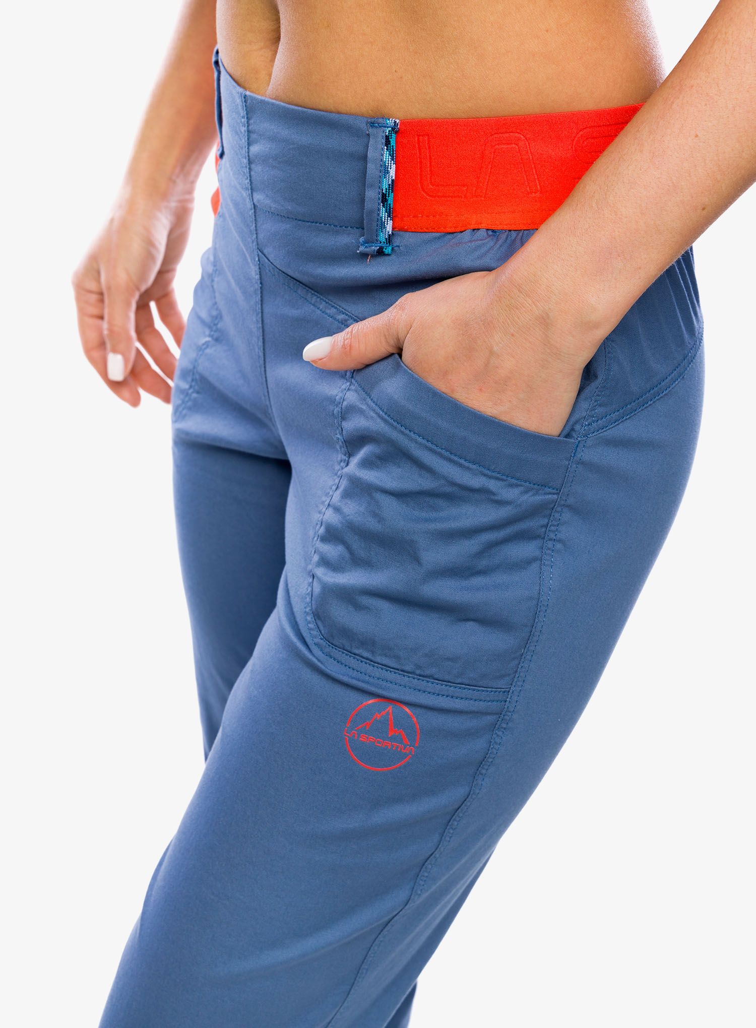 Lezecké kalhoty La Sportiva Tundra Pant - moonlight/cherry tomato