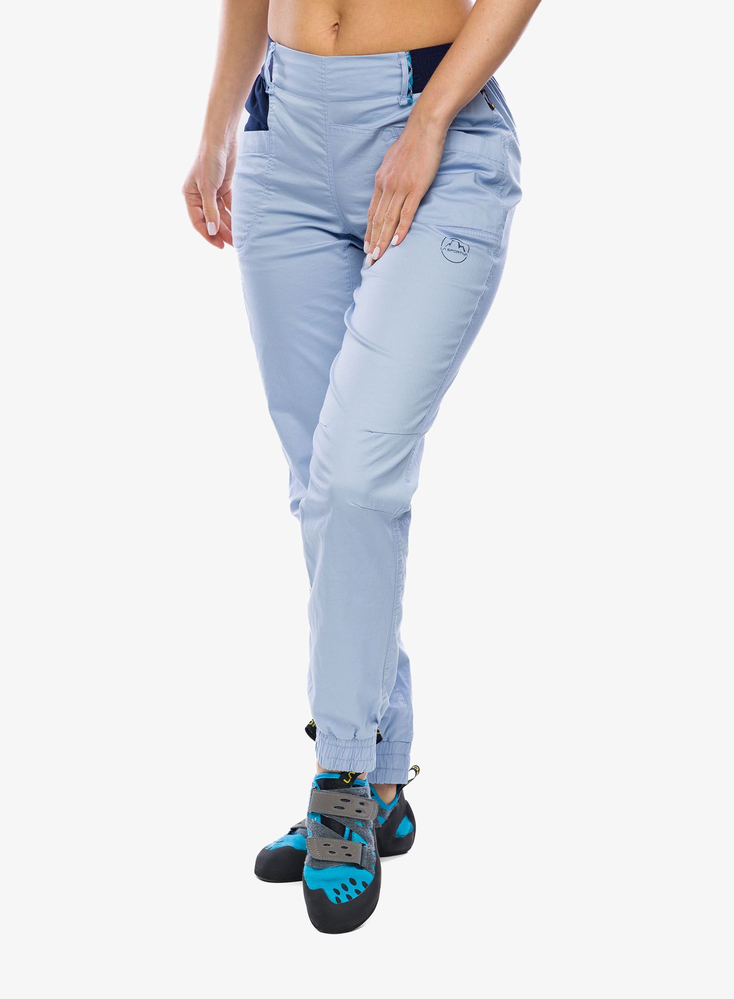 Lezecké kalhoty dámské La Sportiva Tundra Pant - stone-blue/deep sea
