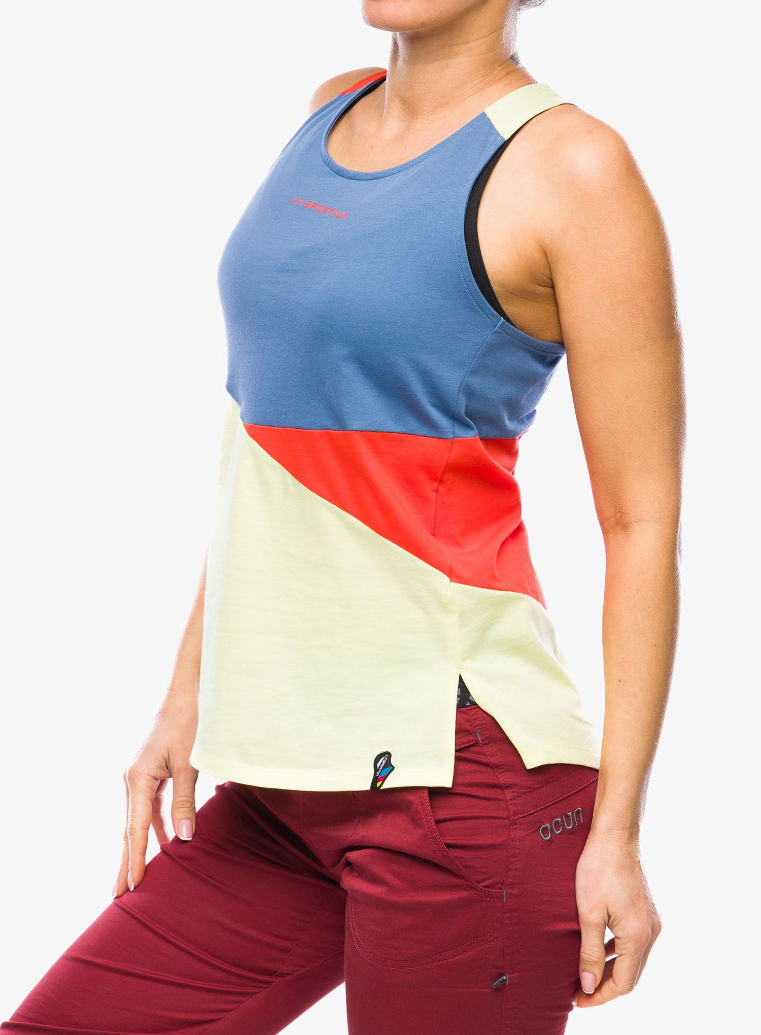 Dámský lezecký top La Sportiva Twist Tank - moonlight/zest